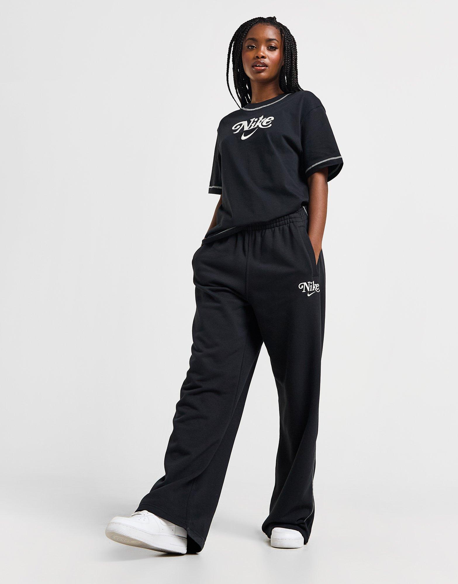 Black Nike Energy Wide Leg Track Pants JD Sports Global