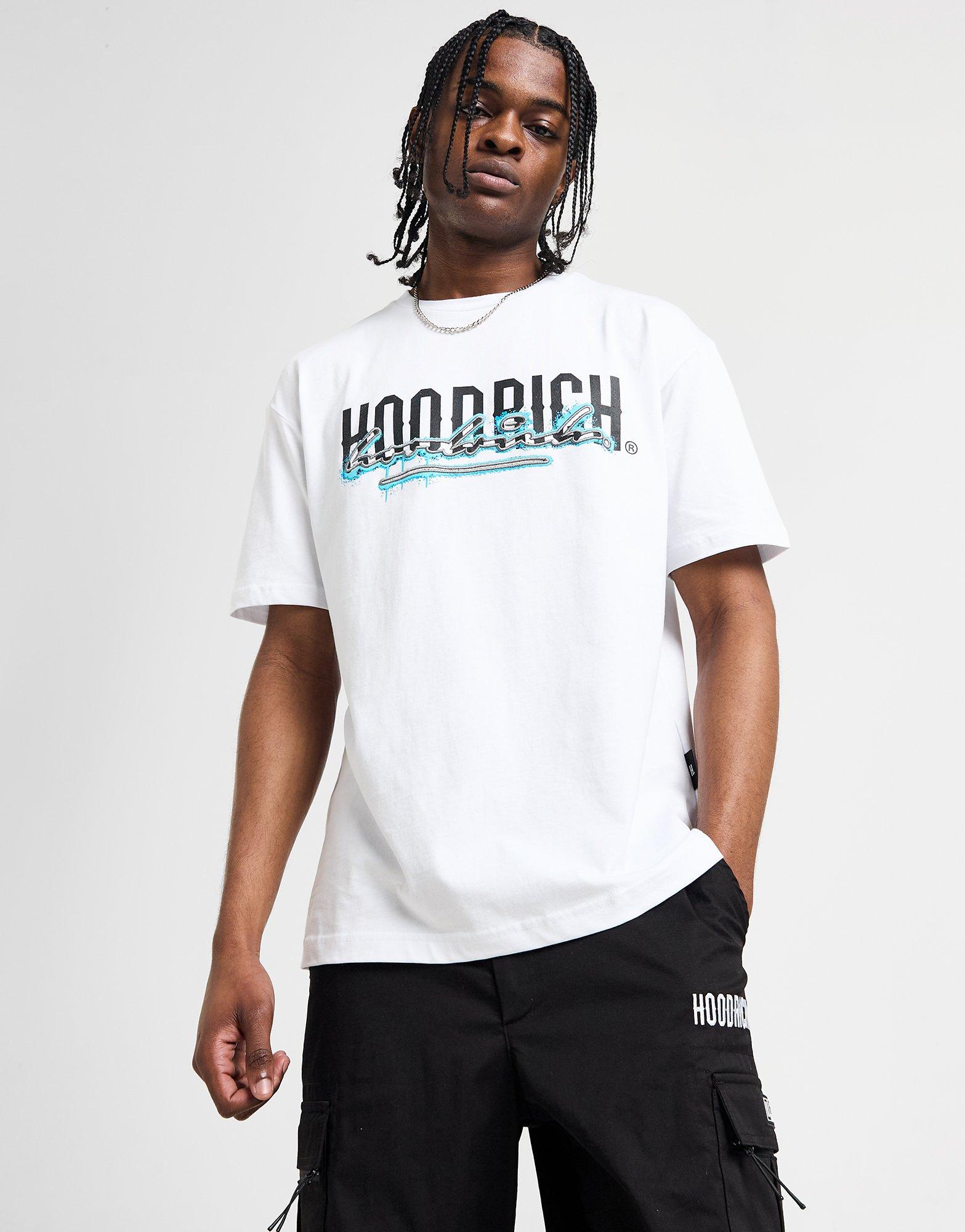 Hoodrich Splatter TShirt in Bianco JD Sports