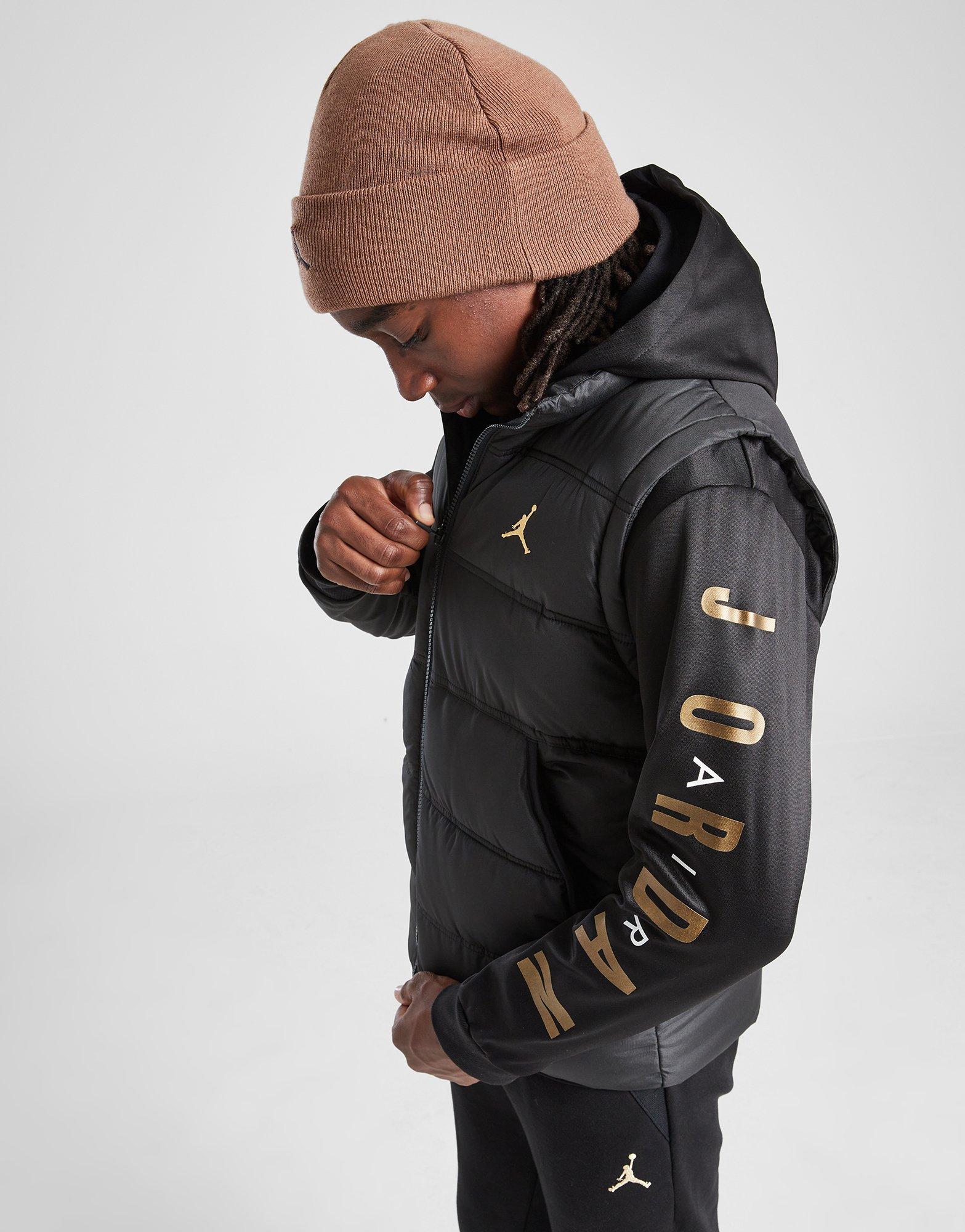 Black Jordan Jumpman 2In1 Gilet/Fleece Jacket Junior JD Sports UK