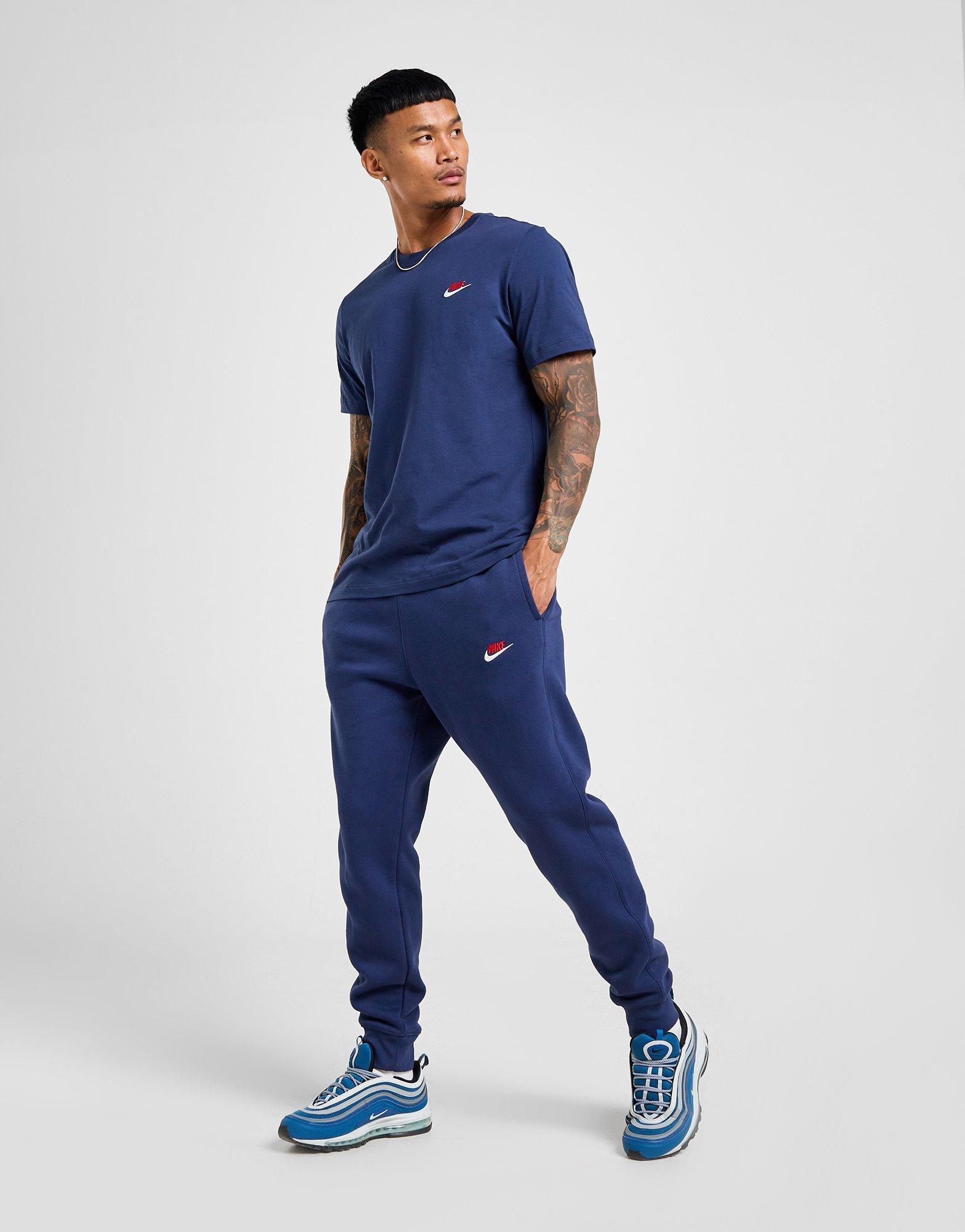 Blue Nike Foundation Joggers JD Sports UK