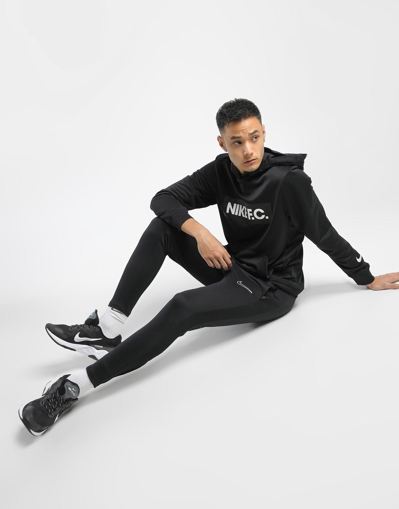 Black Nike DriFIT Academy Zippered Soccer Track Pants JD Sports Malaysia