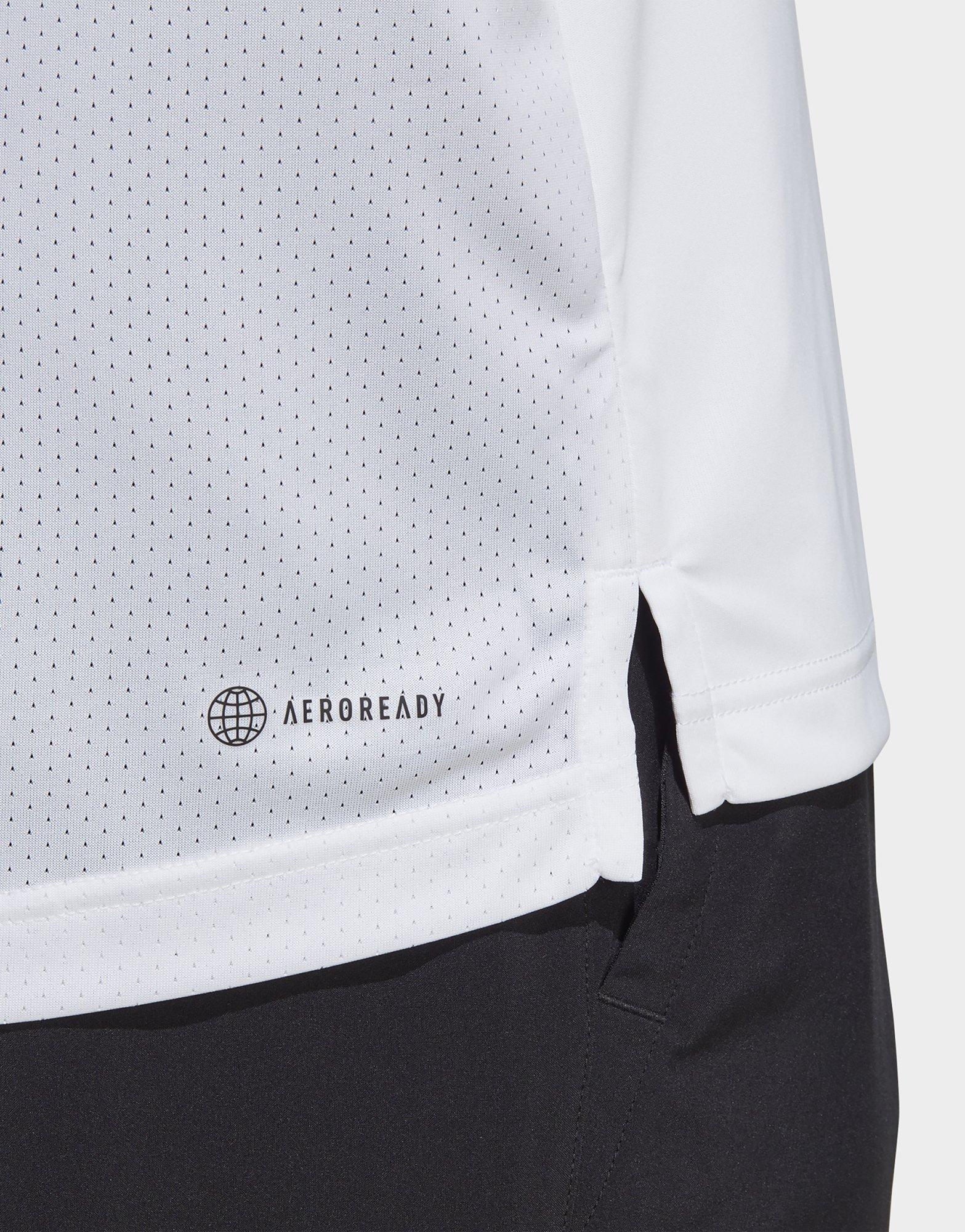 White adidas Club Tennis Polo Shirt JD Sports UK