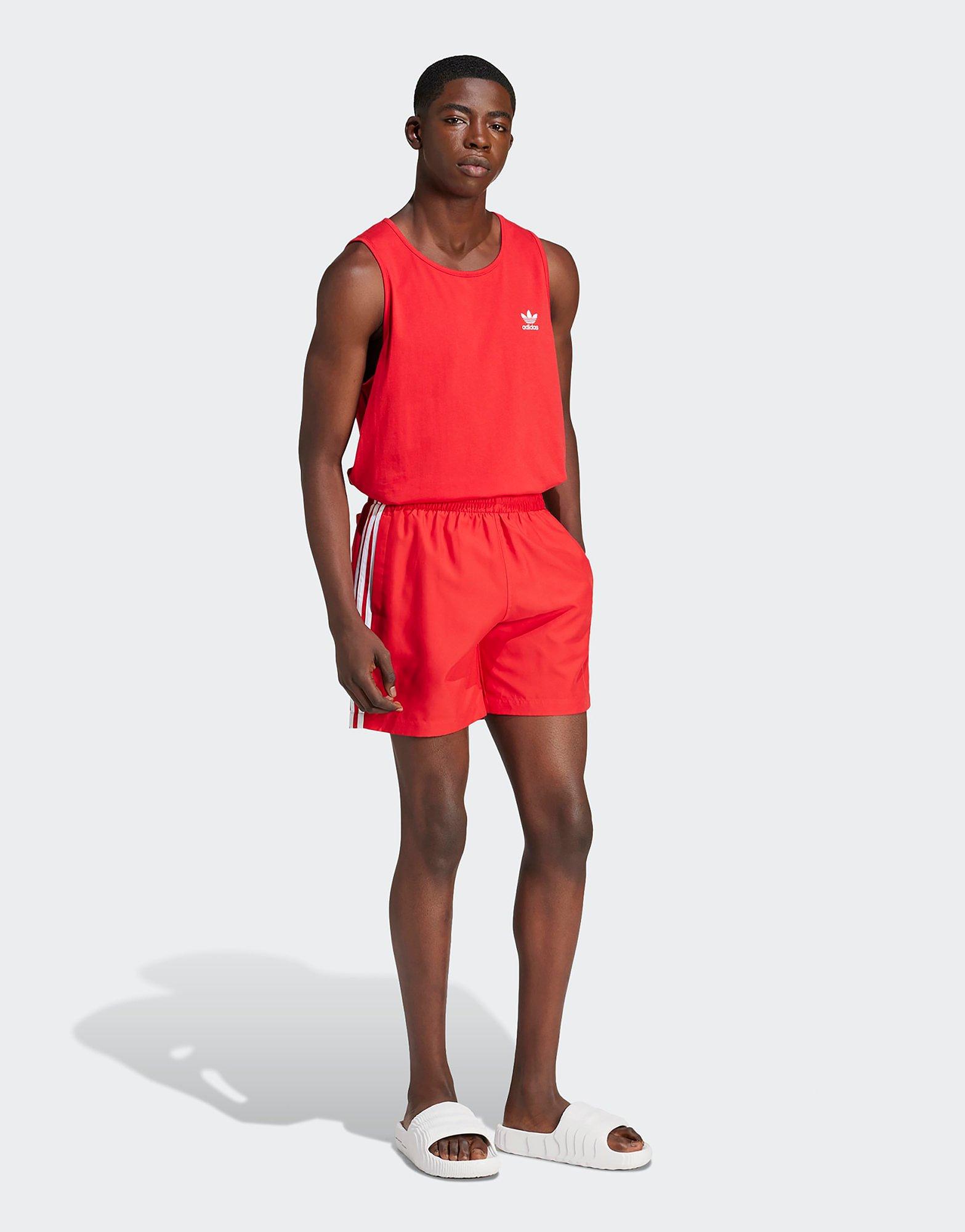 Red adidas California Swim Shorts JD Sports UK