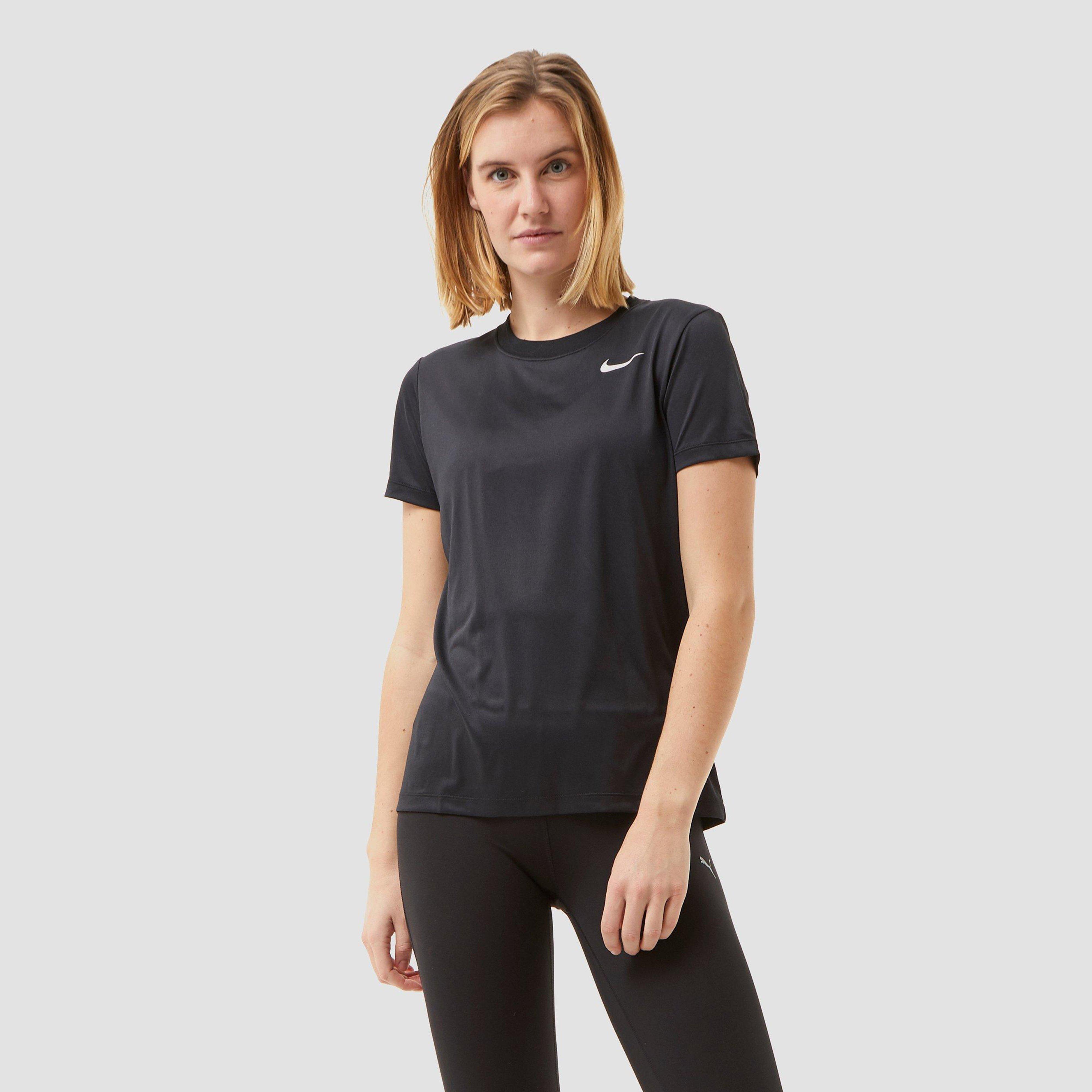 Nike Dri-Fit Leg Crew Sportshirt Zwart Dames