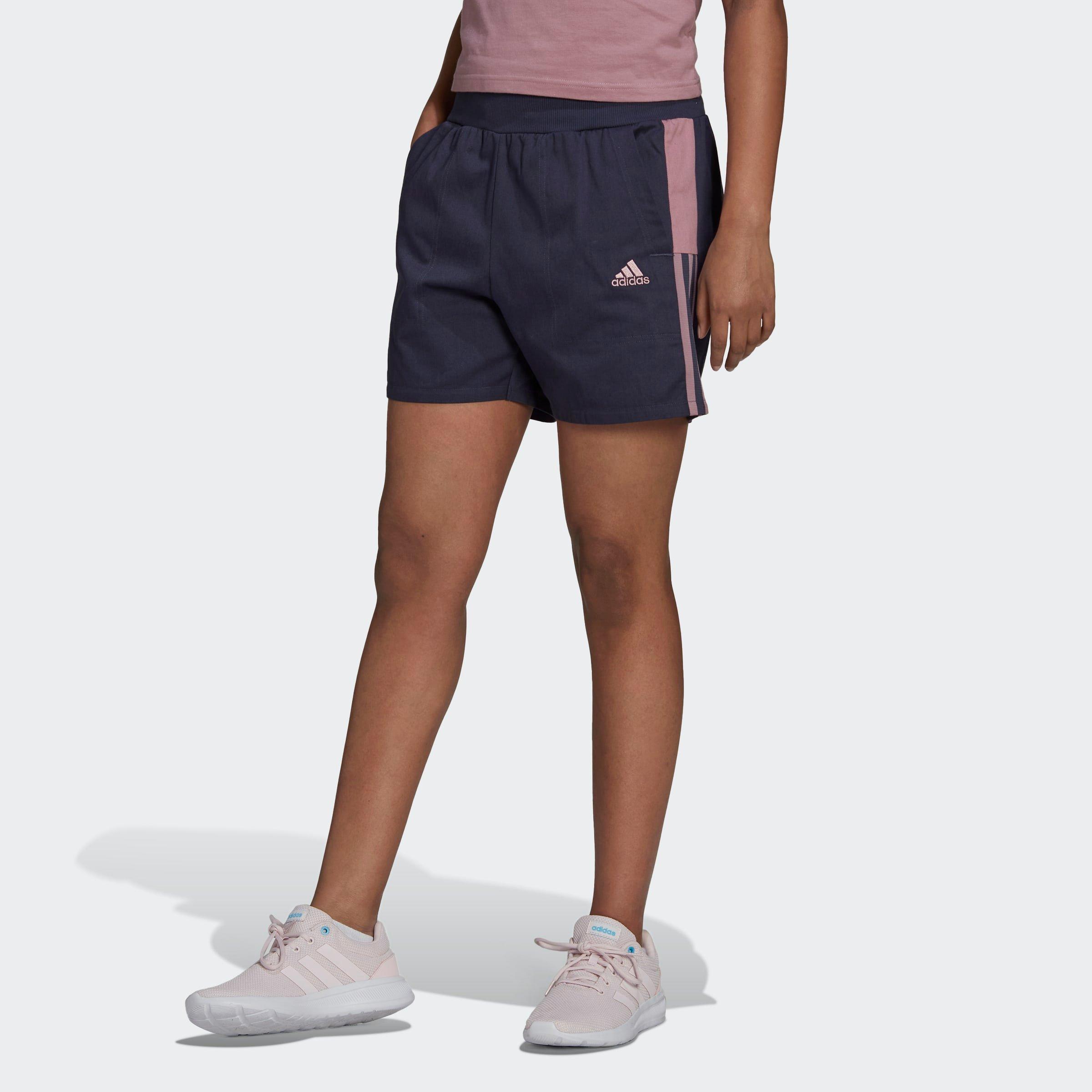 Adidas Tiro High-Waisted Korte Broek Blauw Dames