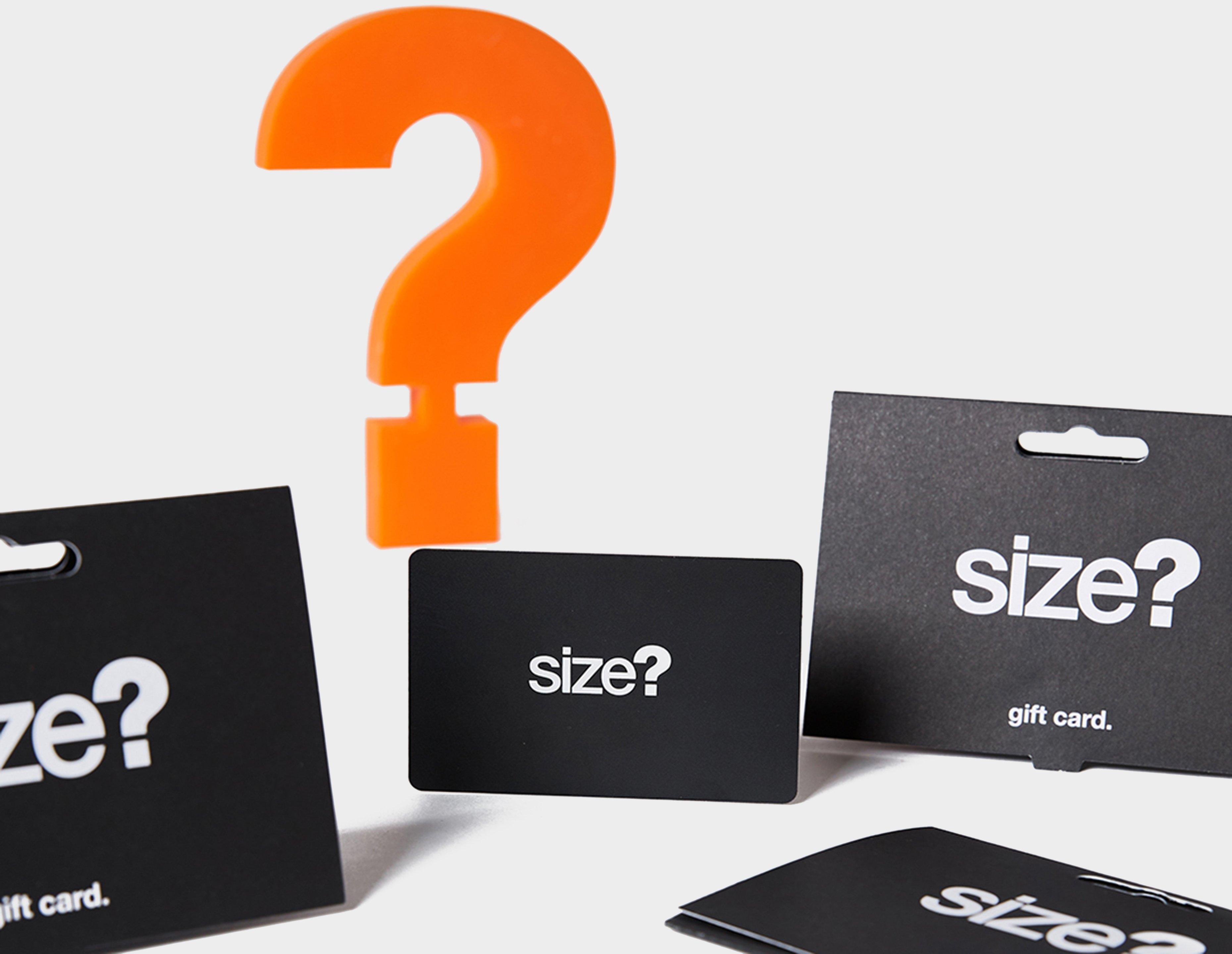 size? Gift Card size?