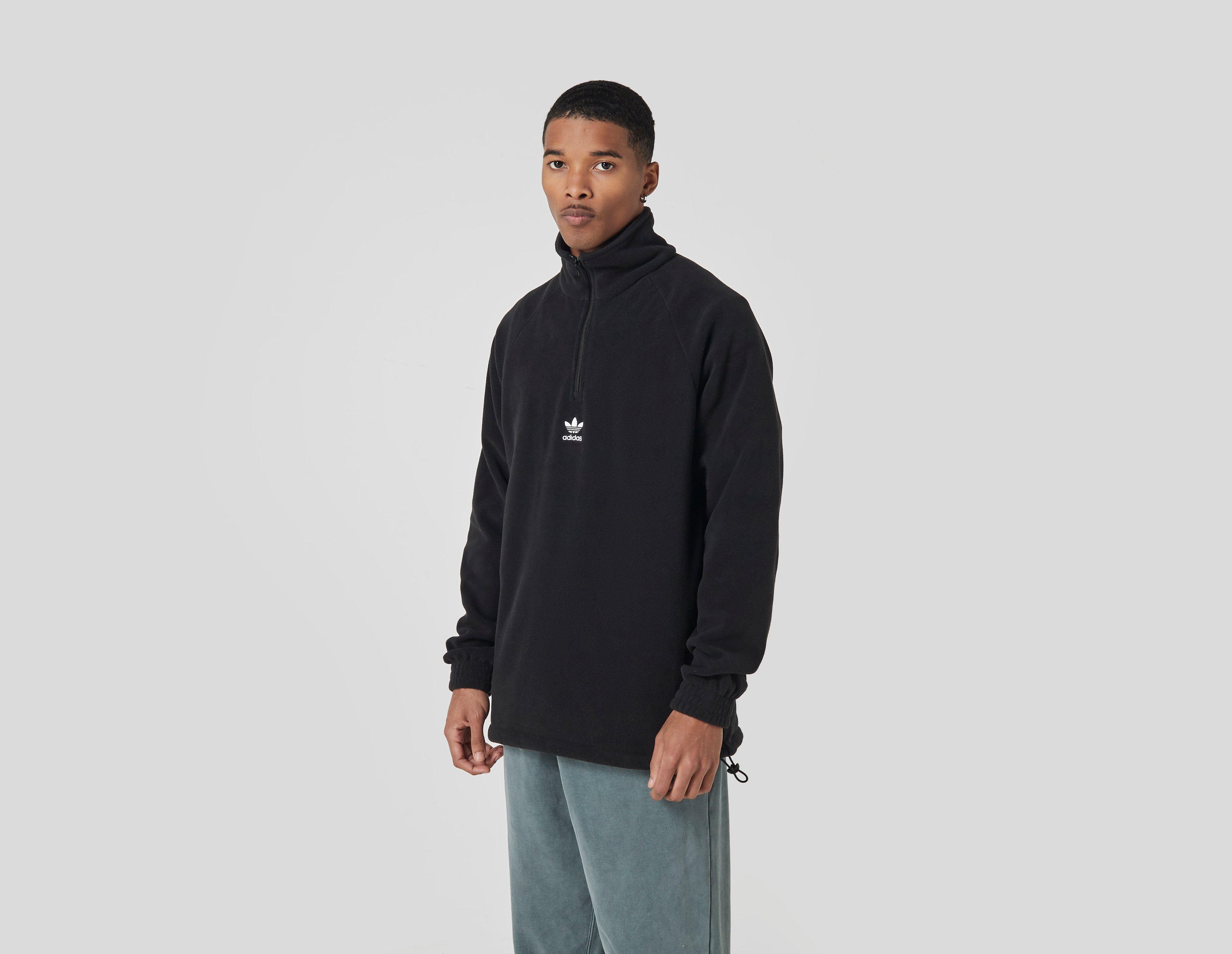 adidas Originals Sweatshirt Half Zip Teddy Fleece