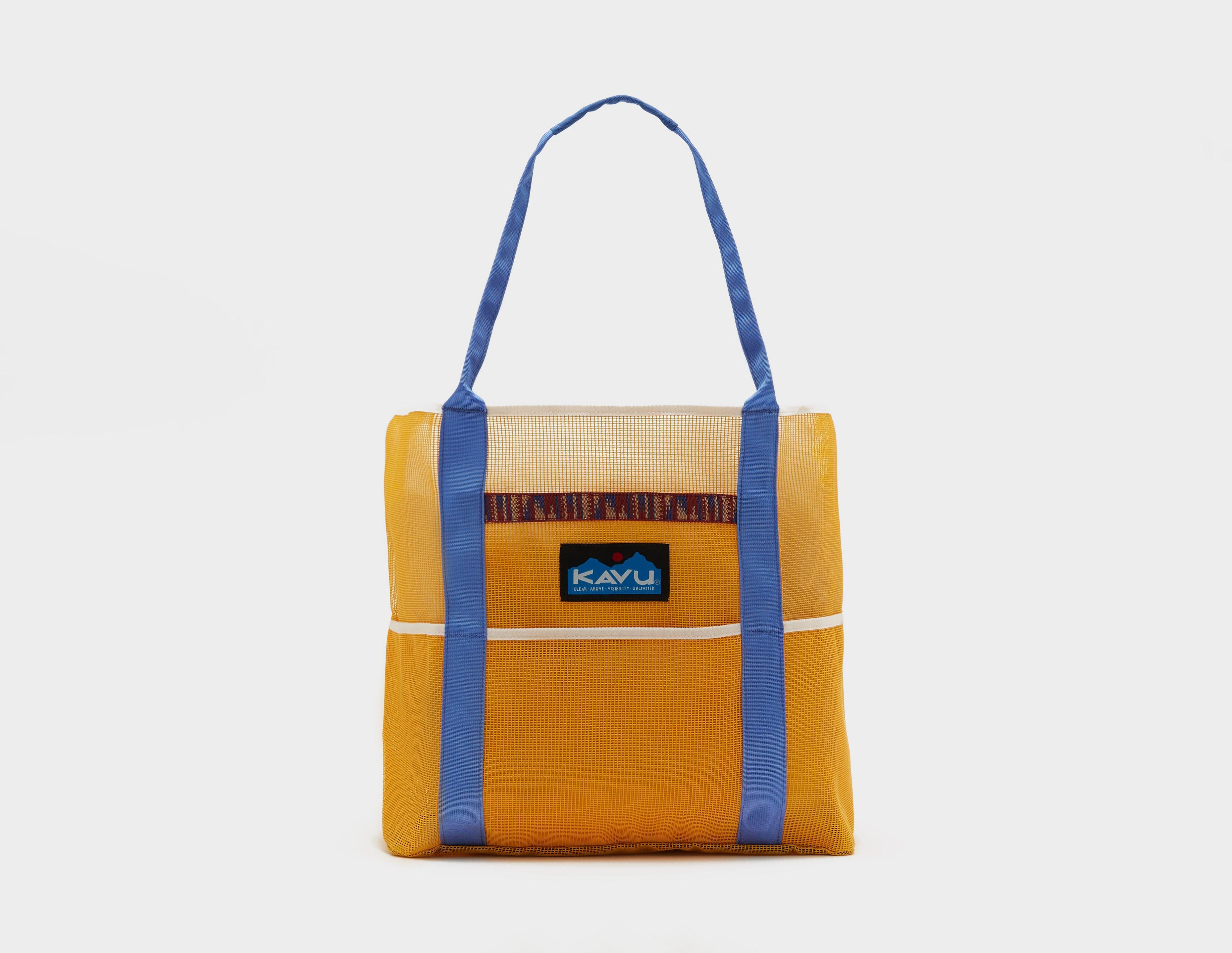 Yellow Kavu Alder Lake Tote Bag size?