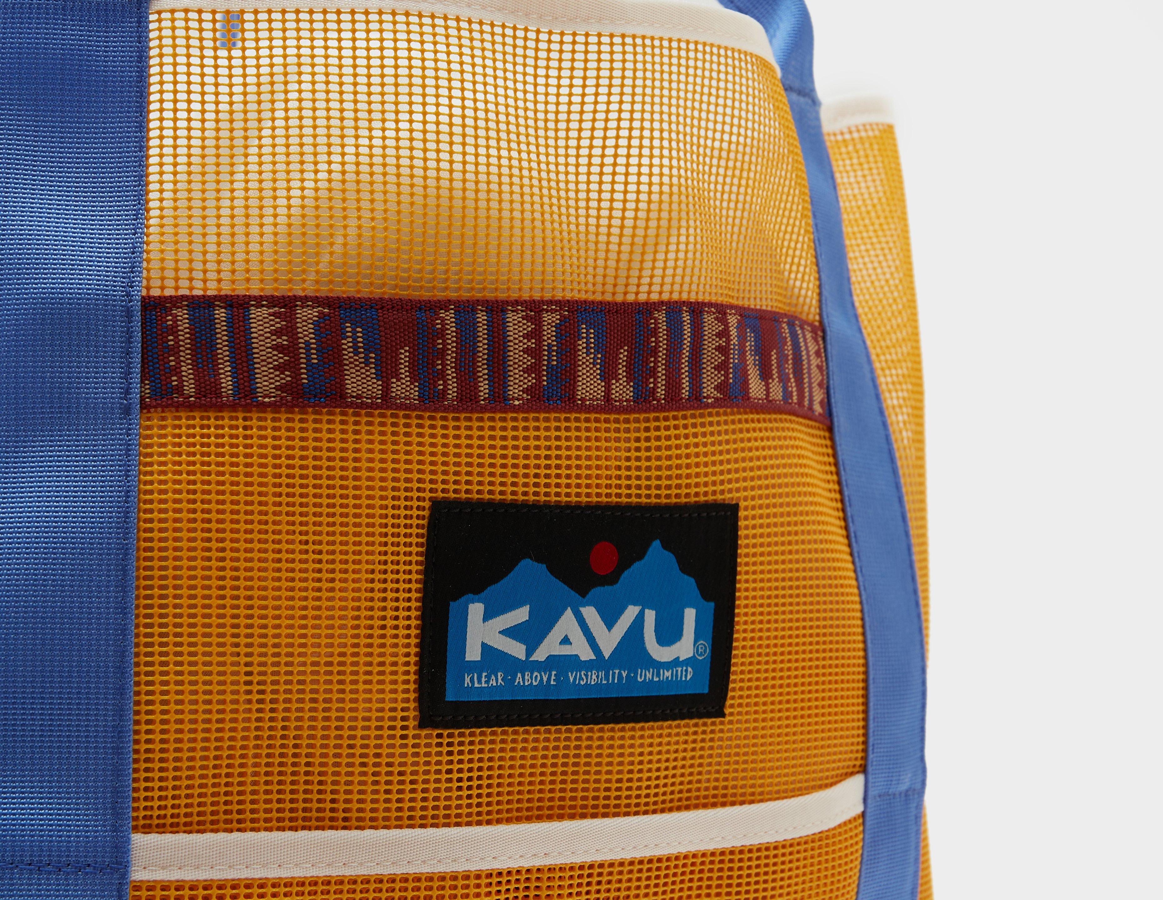 Yellow Kavu Alder Lake Tote Bag size?
