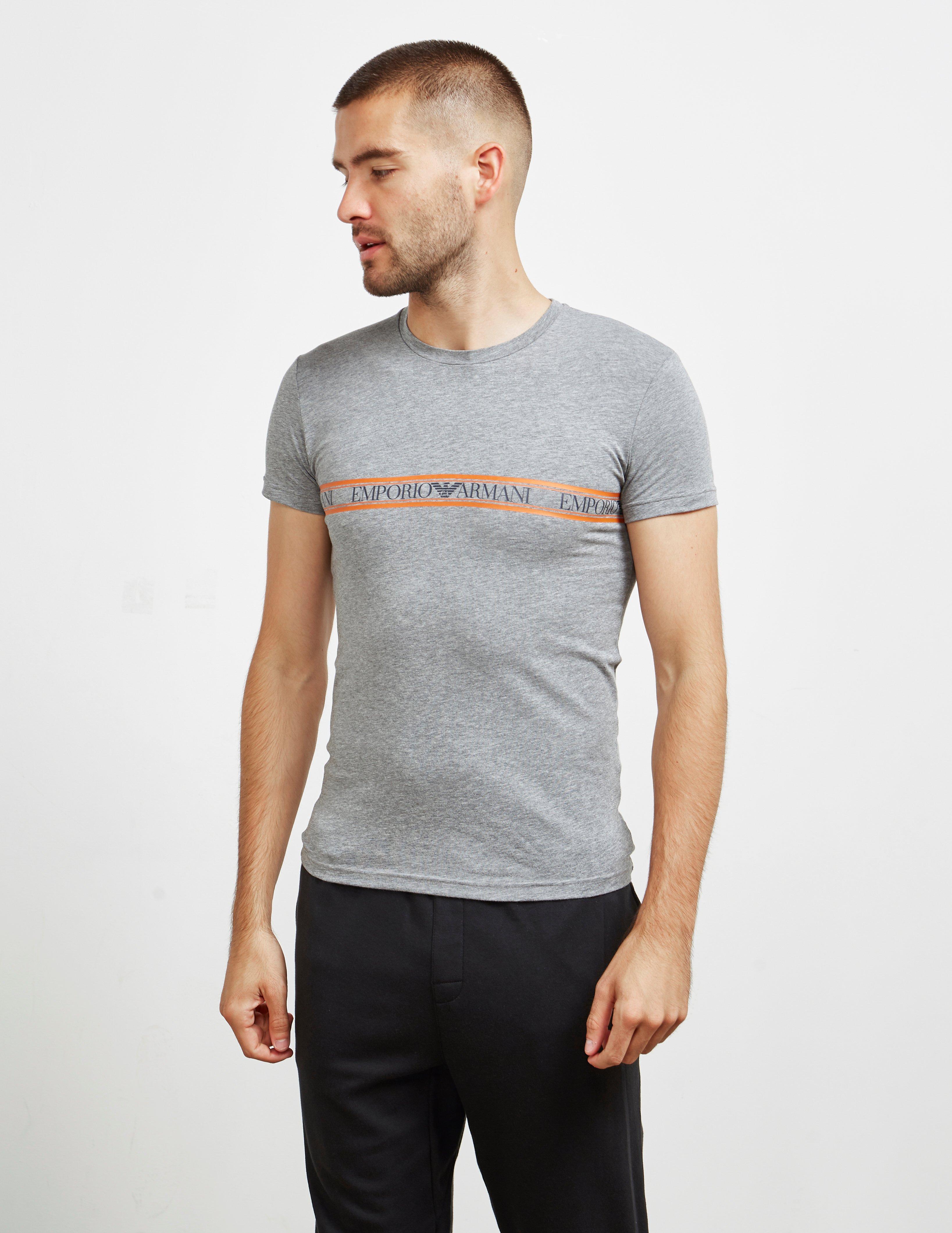 Emporio Armani Loungewear Band Crew Short Sleeve TShirt Tessuti