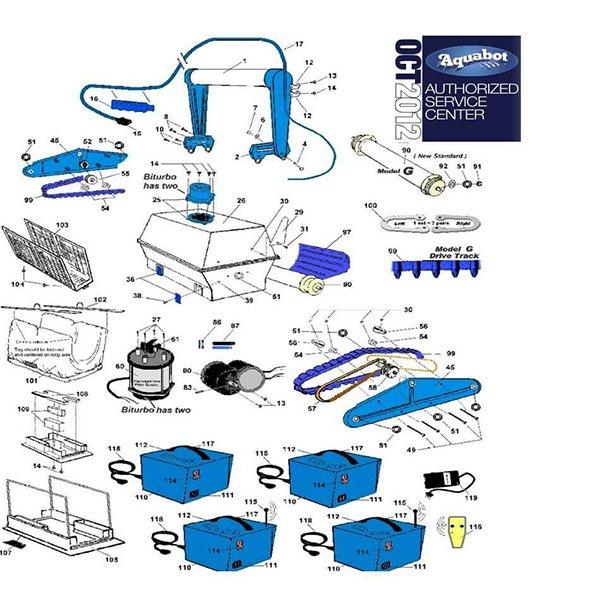 Parts For Aquabot Ultramax Robotic Pool Cleaner - Aquabot Ultramax