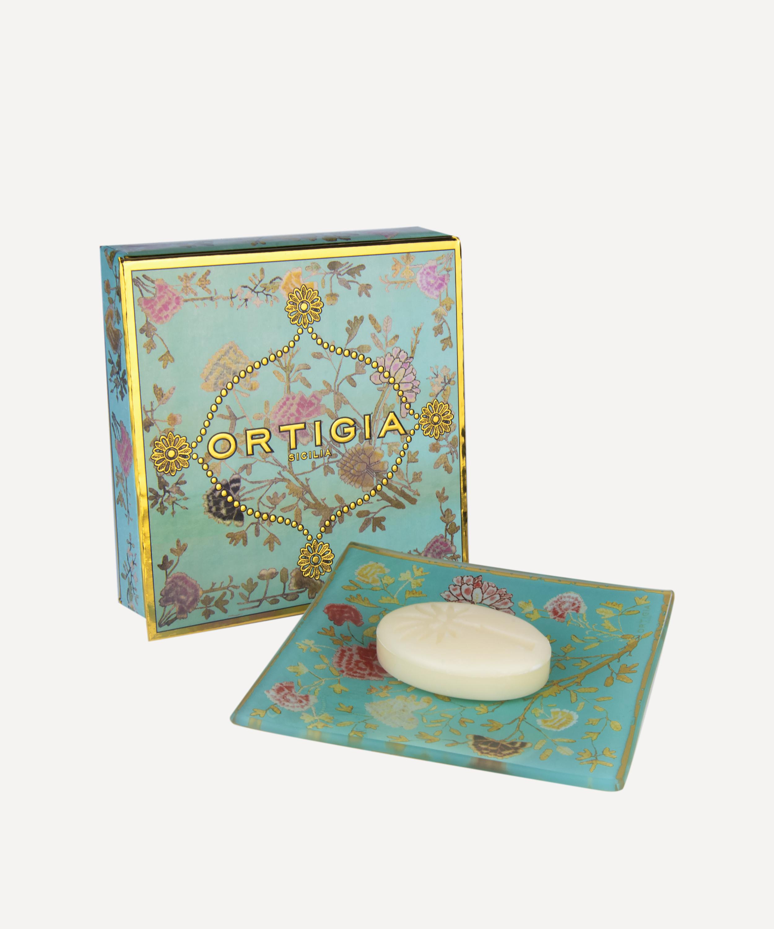 Ortigia Florio Glass Dish and Soap Liberty