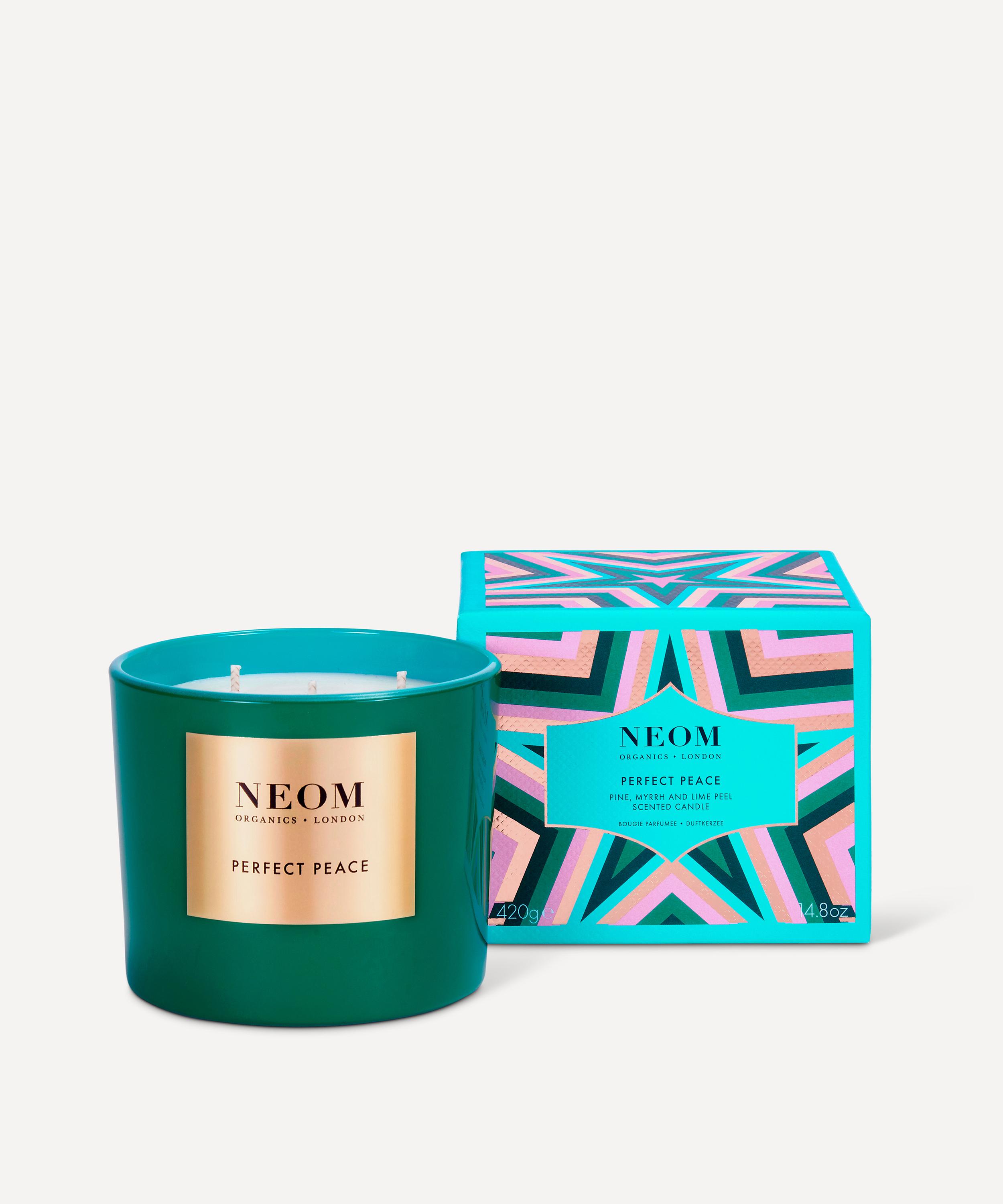 NEOM Organics Perfect Peace ThreeWick Scented Candle 420g Liberty