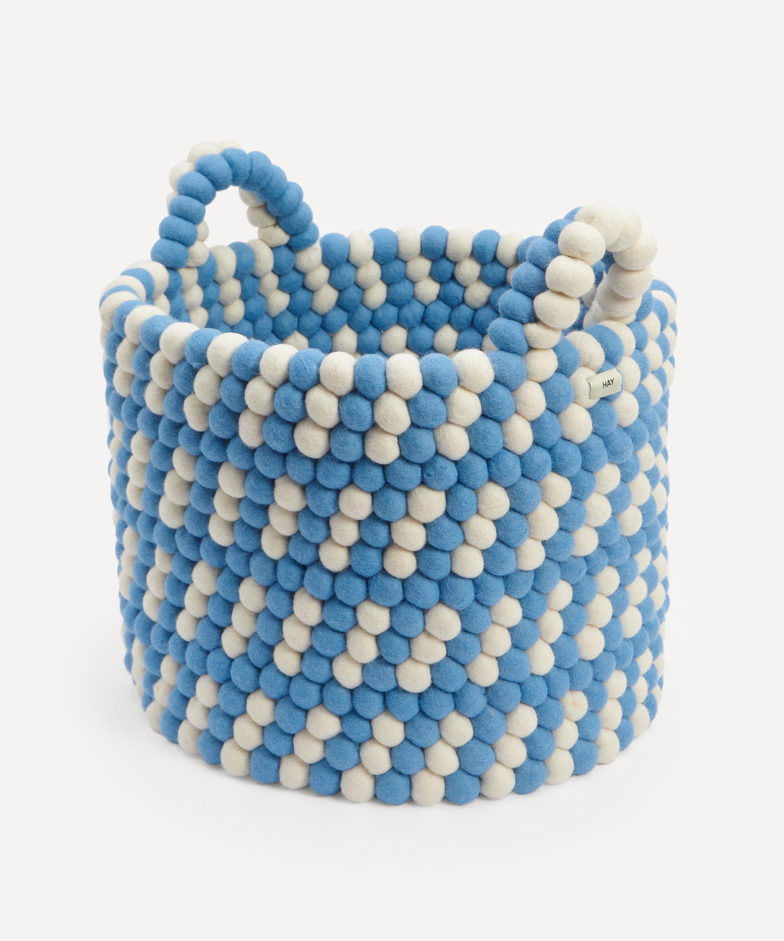 Hay Bead Basket with Handles Liberty
