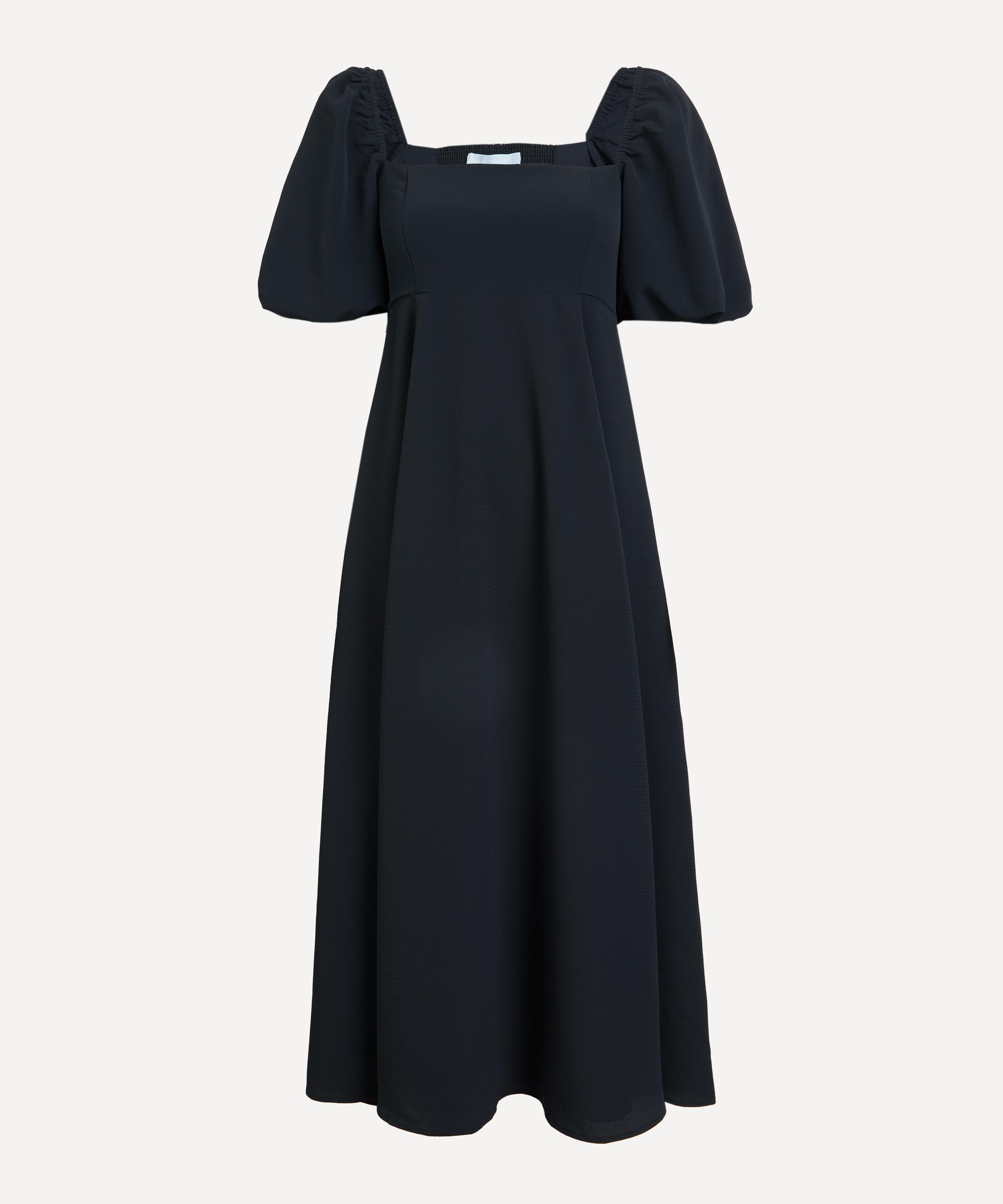 Hill House Home Matilda Dress in Black Liberty