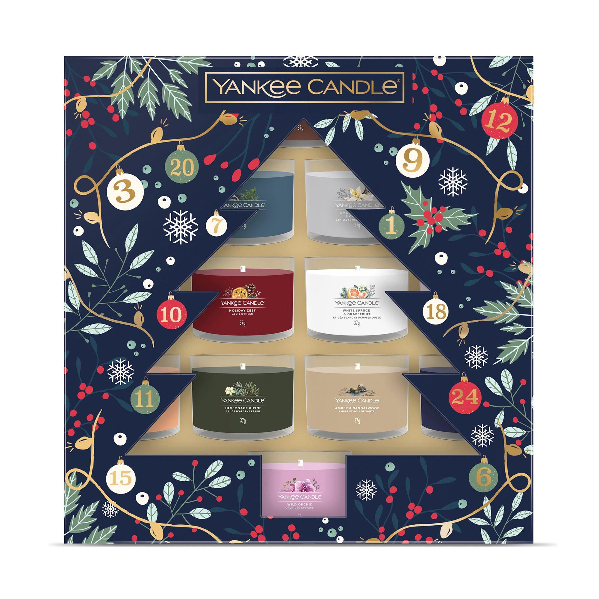 YANKEE CANDLE Bougie parfumées Noël Countdown to Christmas 12 Filled