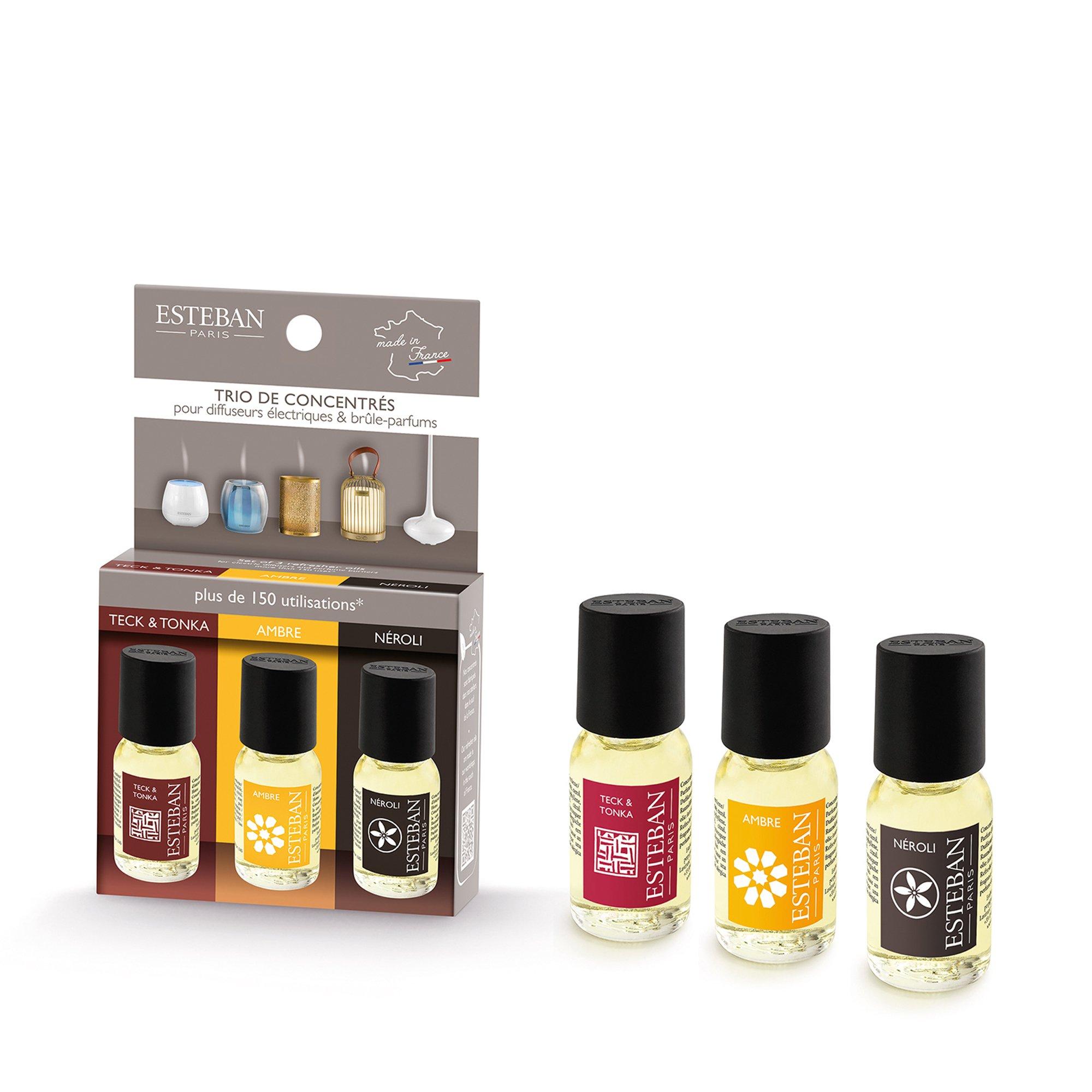 ESTEBAN Duftkonzentrat Trio Teck&Tonka, Ambre, Néroli online kaufen