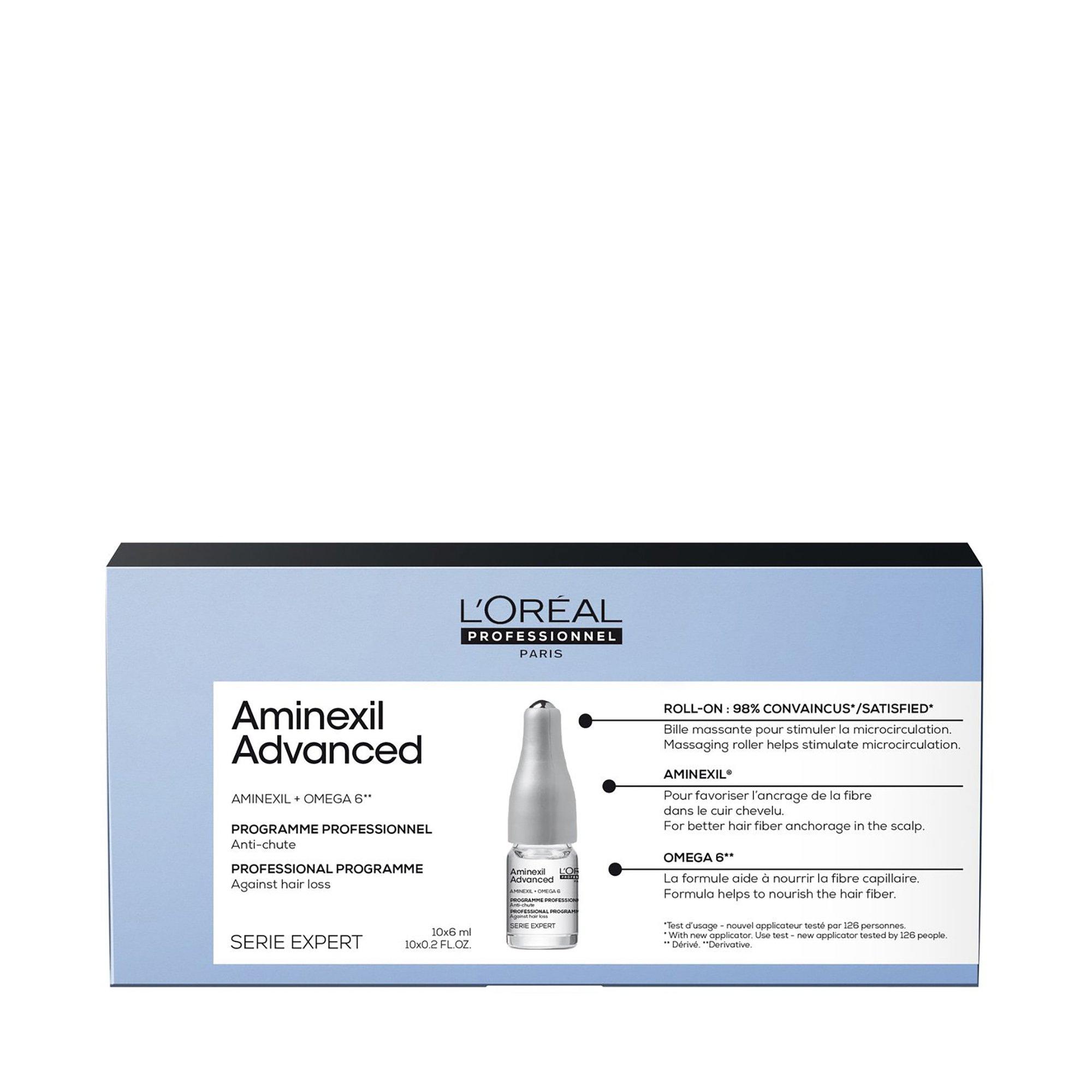 L'Oréal Professionnel LP SE21 AMINEXIL 10x6ml Aminexil Advanced Cure Antichute acheter en