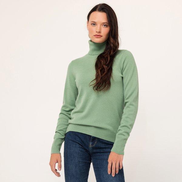 Manor Woman Pull cashmere bio, col roulé acheter en ligne MANOR