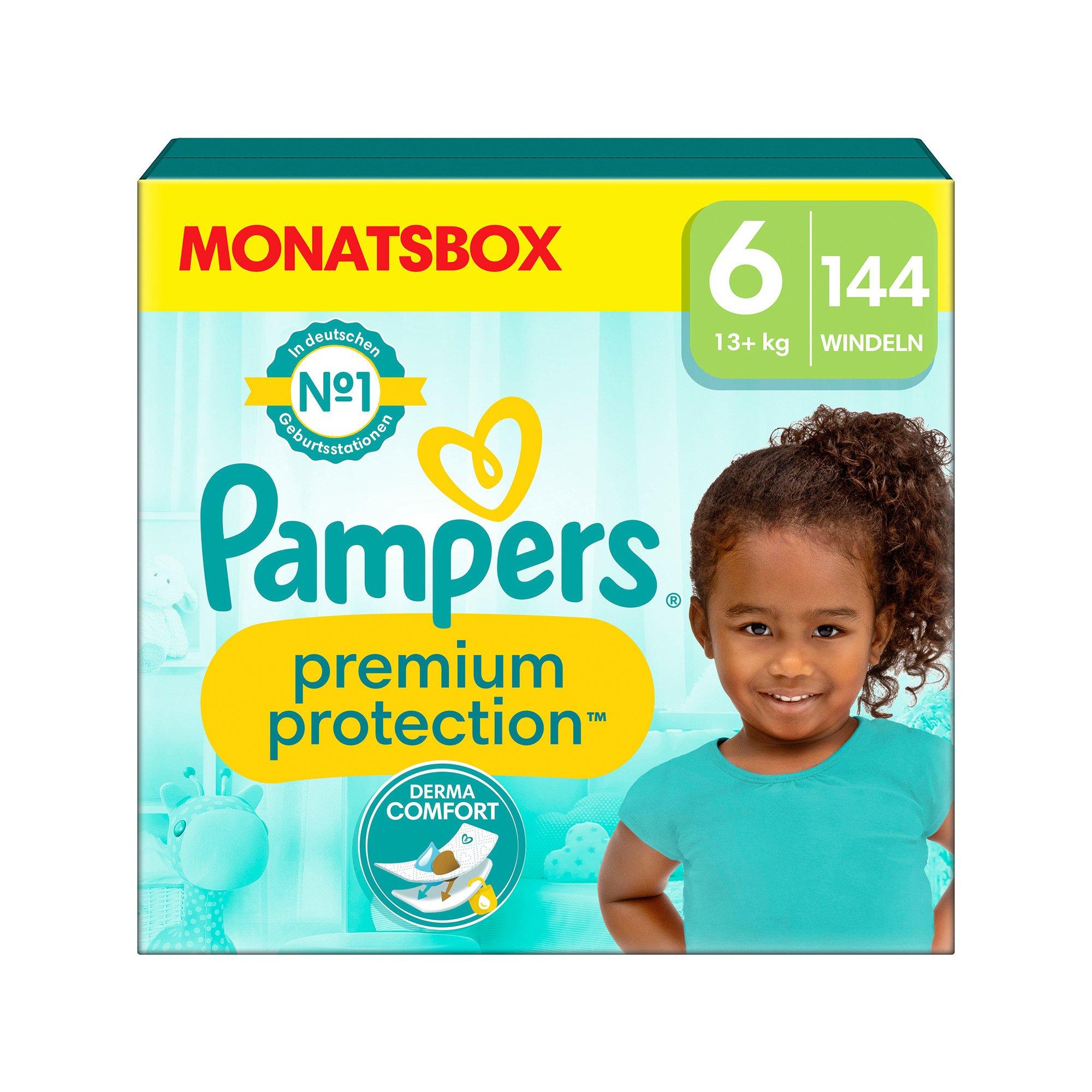 Pampers Premium Protection Gr.6 Extra Large 13+kg Monatsbox Premium