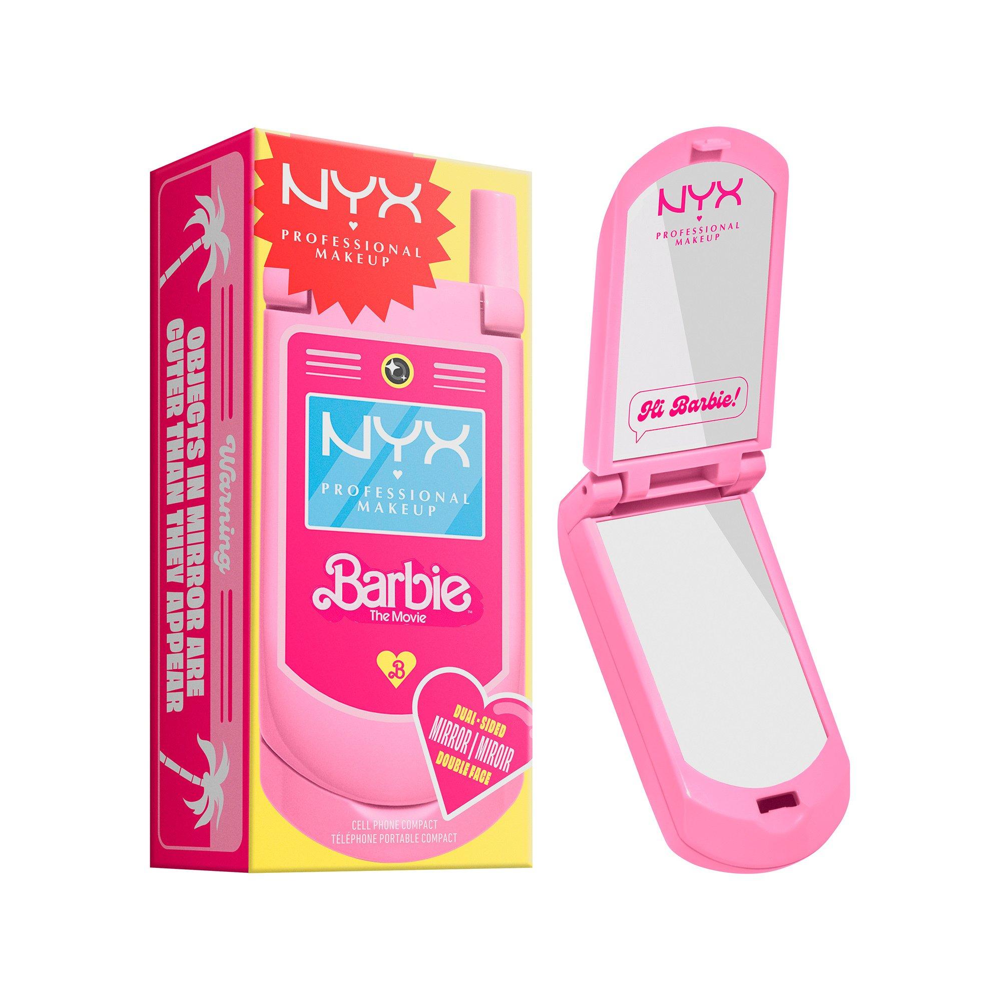 NYXPROFESSIONALMAKEUP Barbie Mirror Phone zweiseitiger Spiegel im