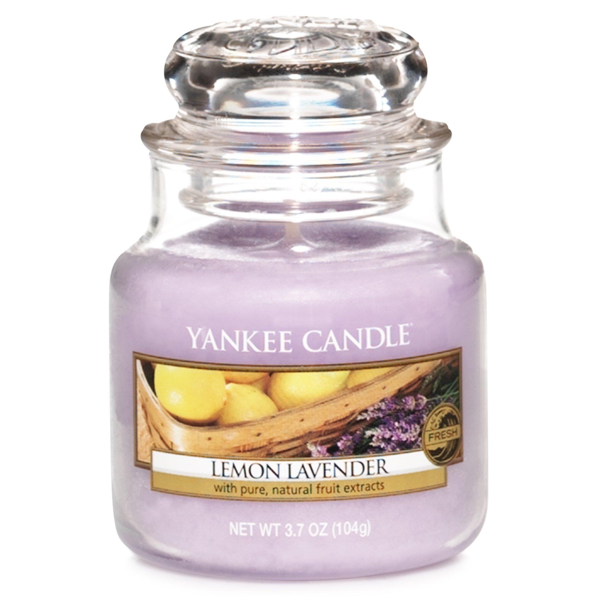YANKEE CANDLE Candela profumata Lemon Lavender, Jar Candles