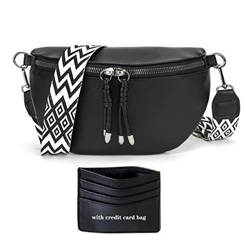 Onlybags.store bauchtasche stylisch brusttasche Crossbody Bag Breiter Gurt veganes Leder