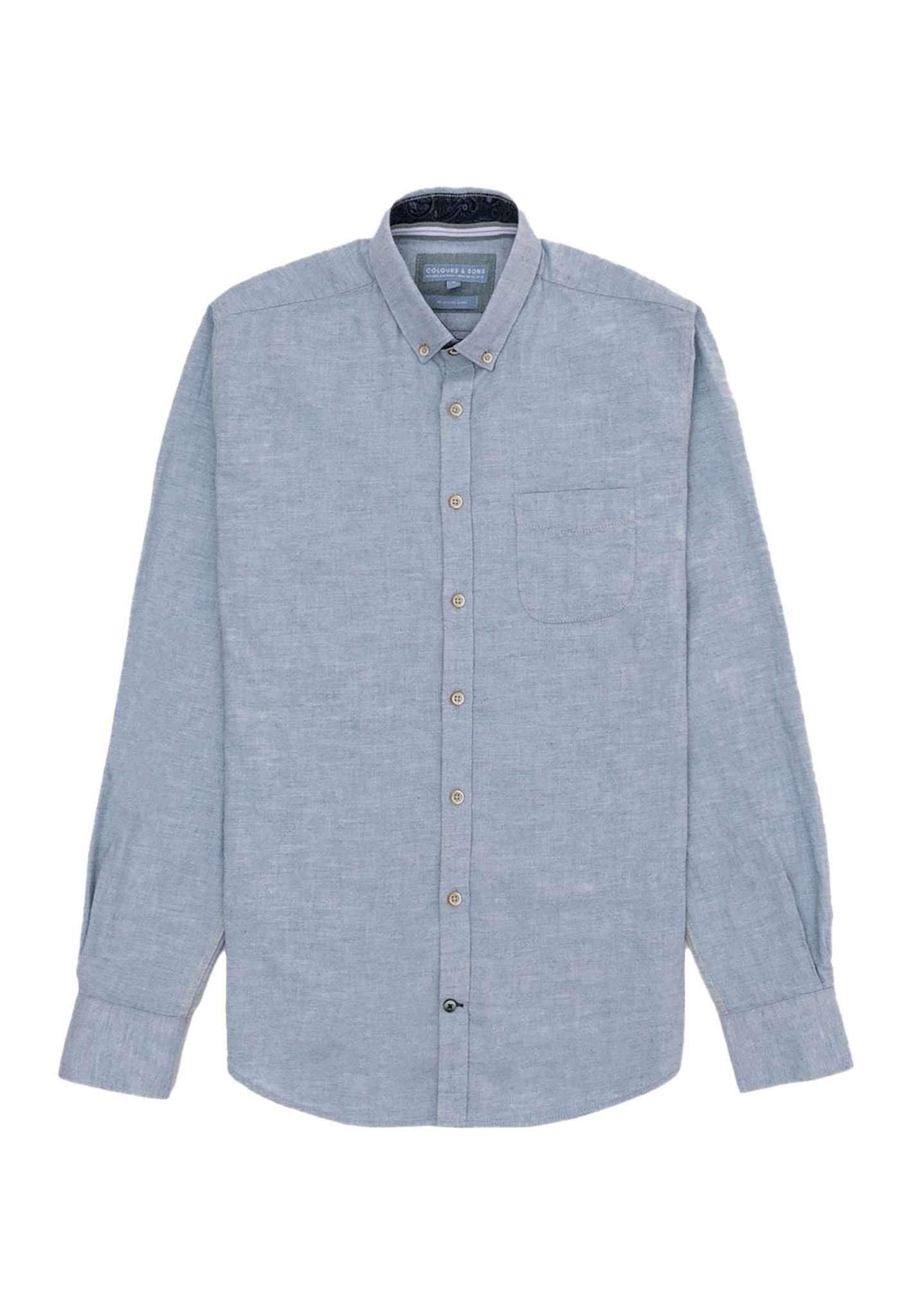 Colours & Sons Hemd Twill Brushed online kaufen MANOR