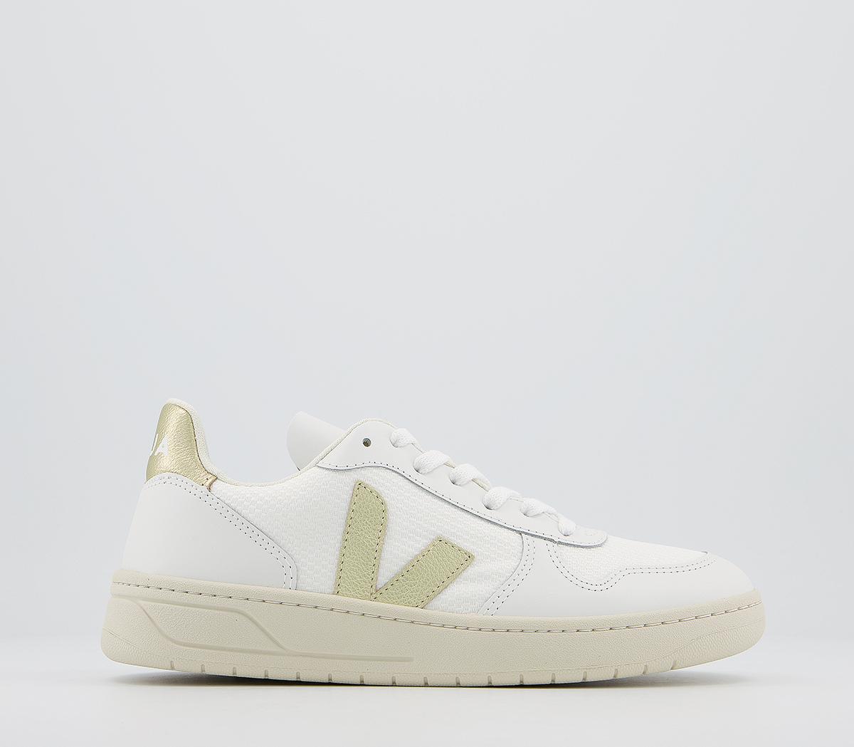 Veja V10 Trainers White Gold F Sneaker damen