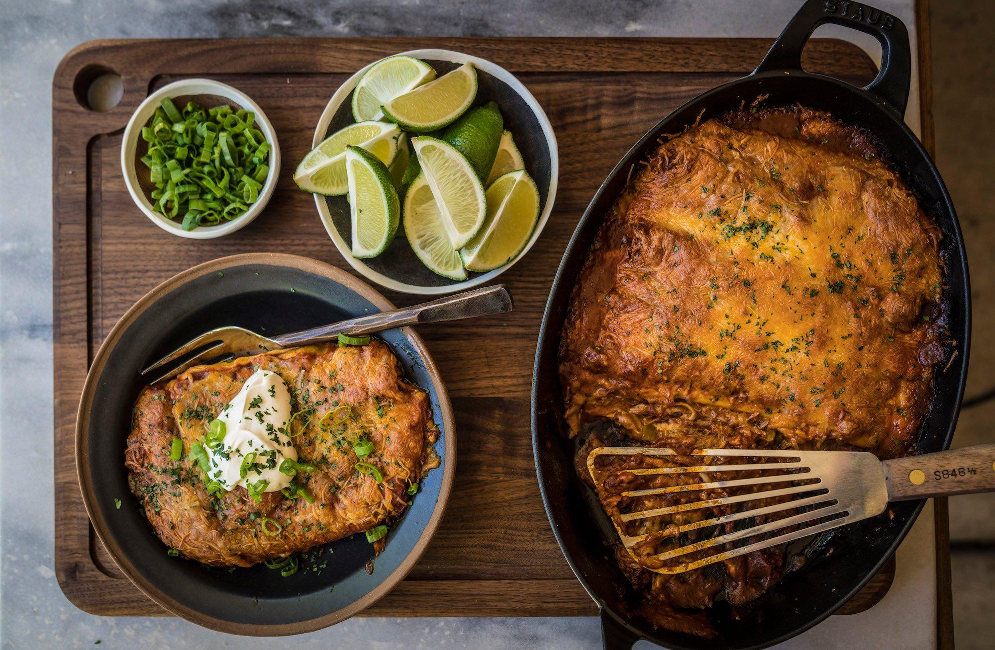 Baked Pulled Pork Enchiladas Traeger Grills