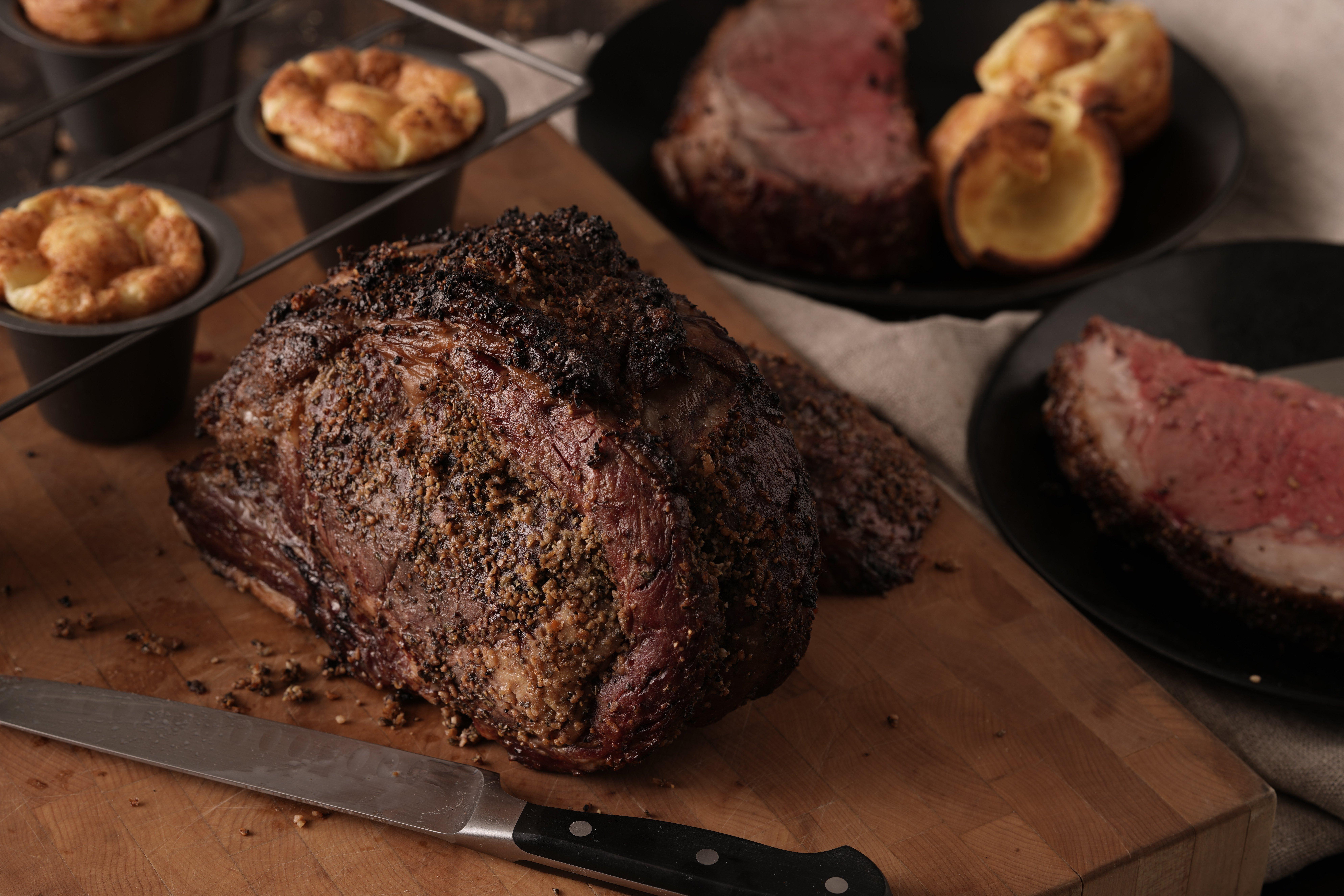 Slow Smoked Ribeye Roast Traeger Grills