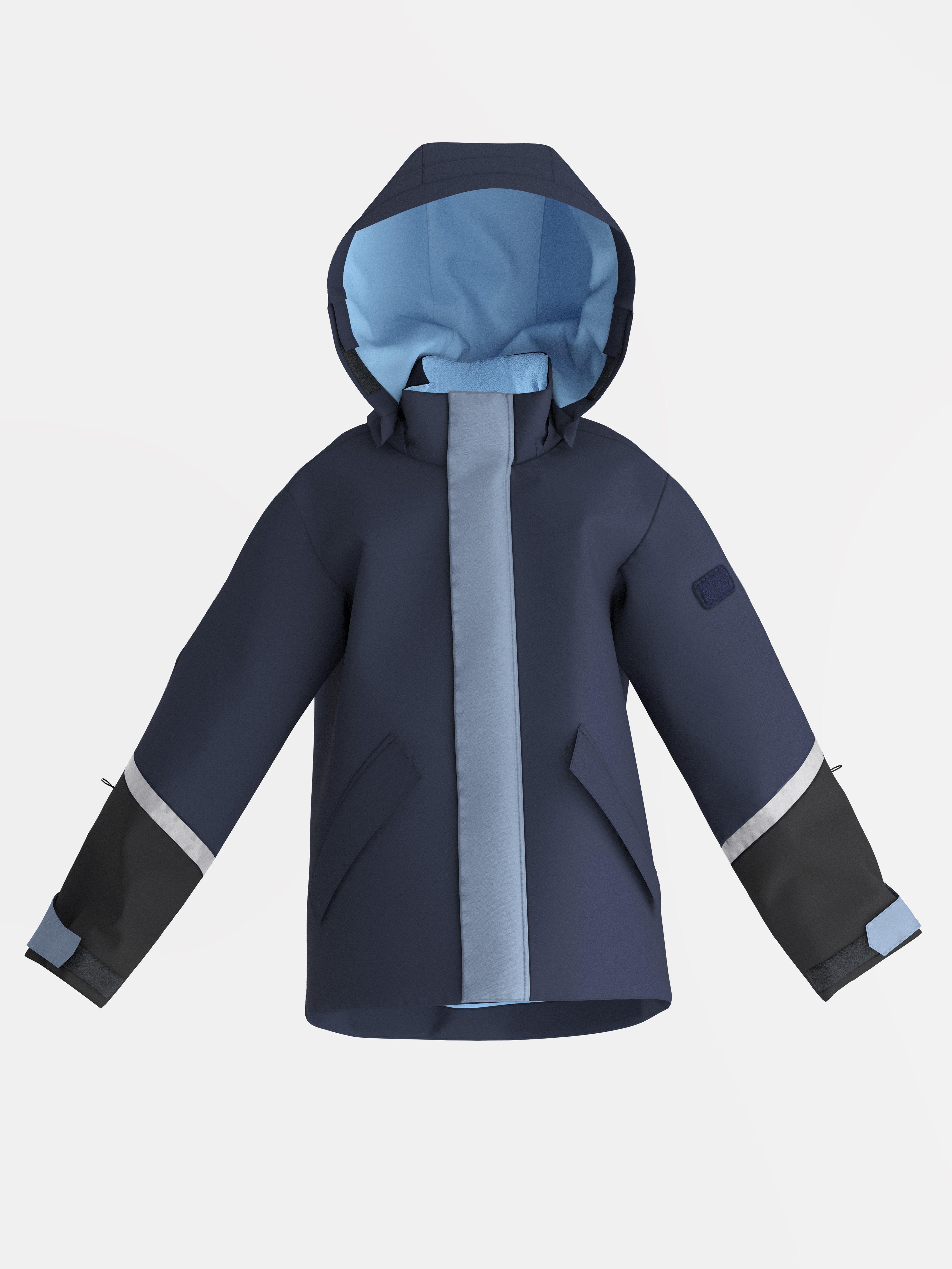 Waterproof shell jacket with adjustable sleeves Kids Performance Wear