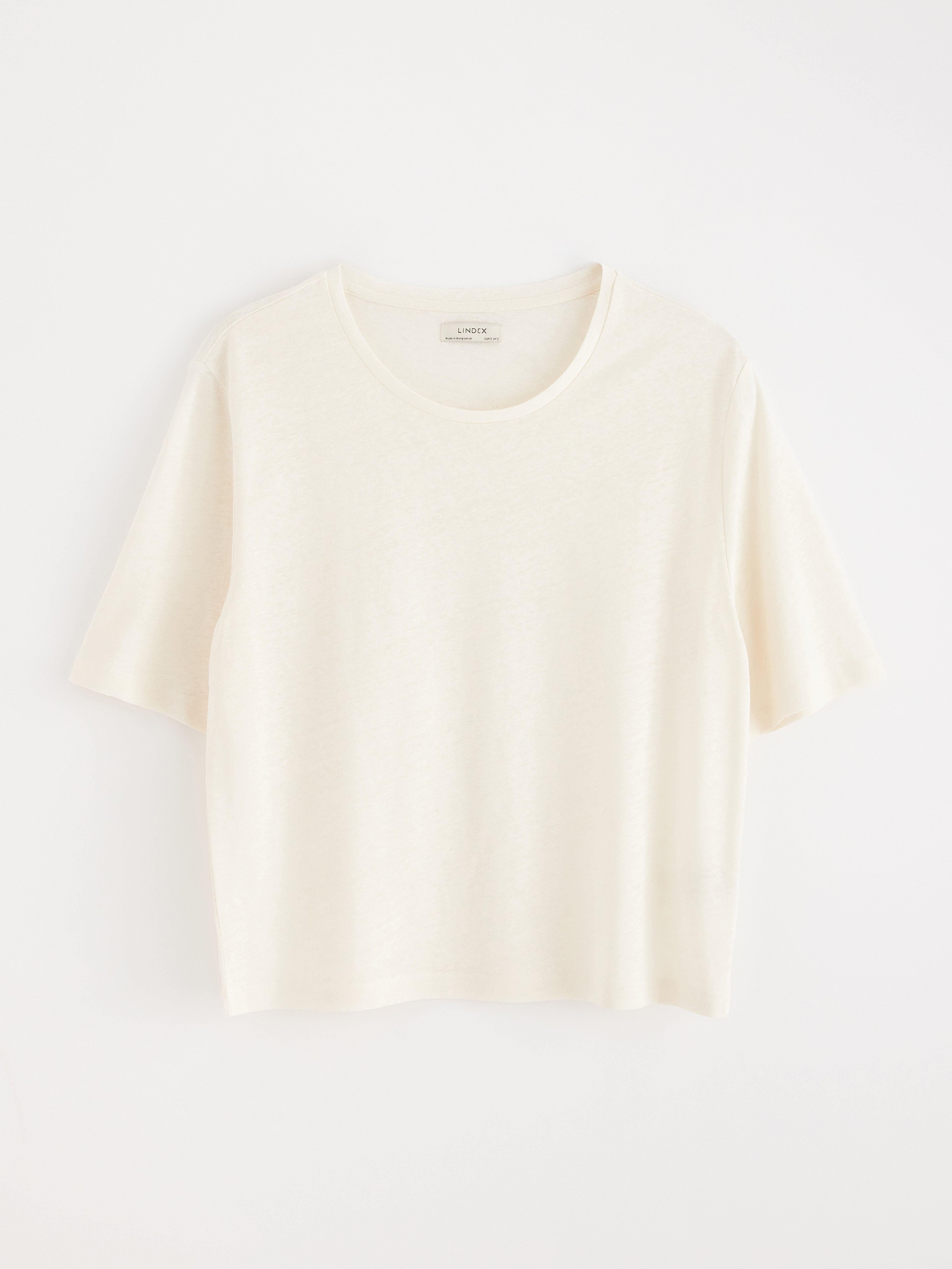 Top in hemp blend Lindex