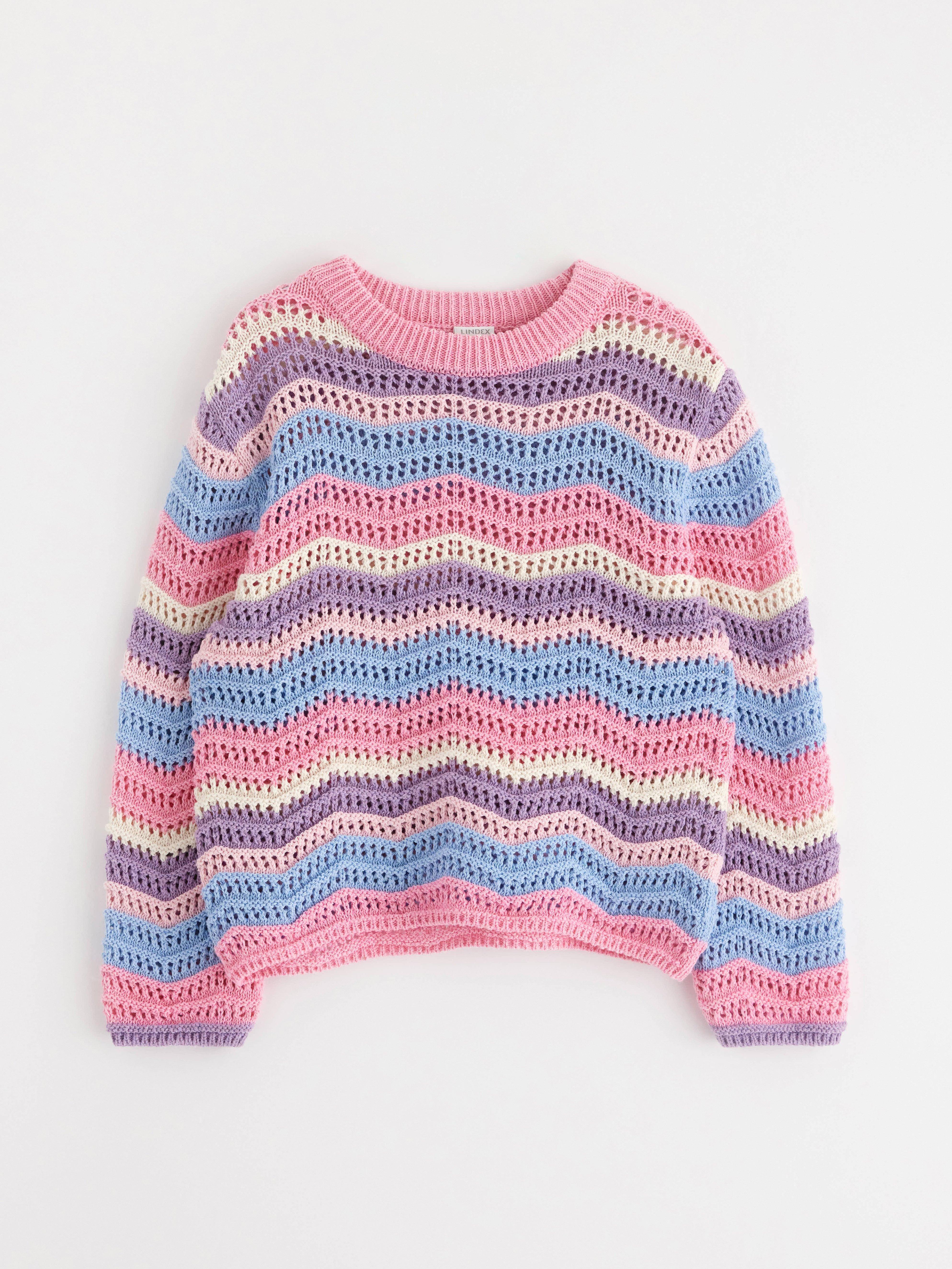 Pattern knit jumper Lindex