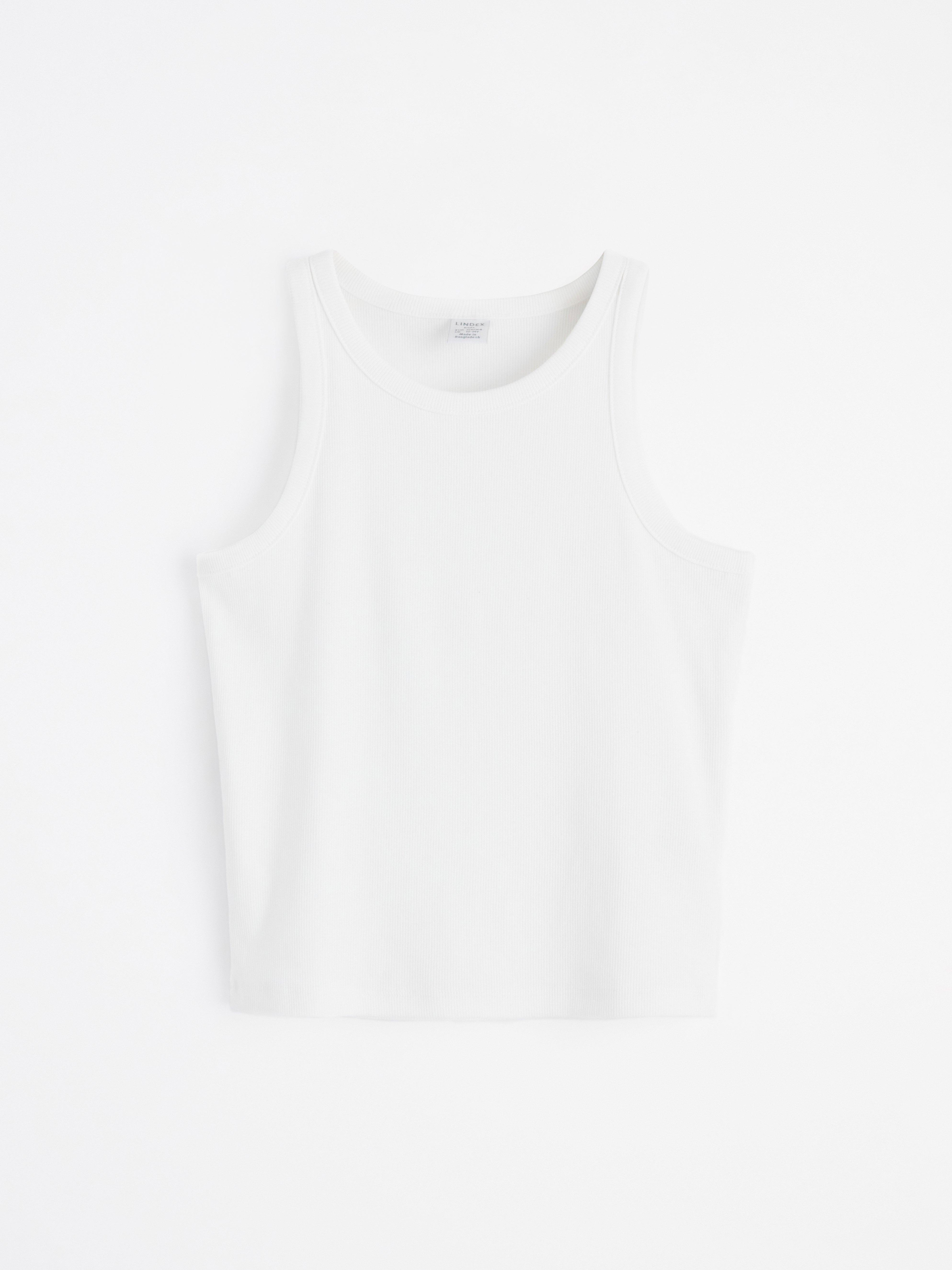 Ribbed tank top Lindex