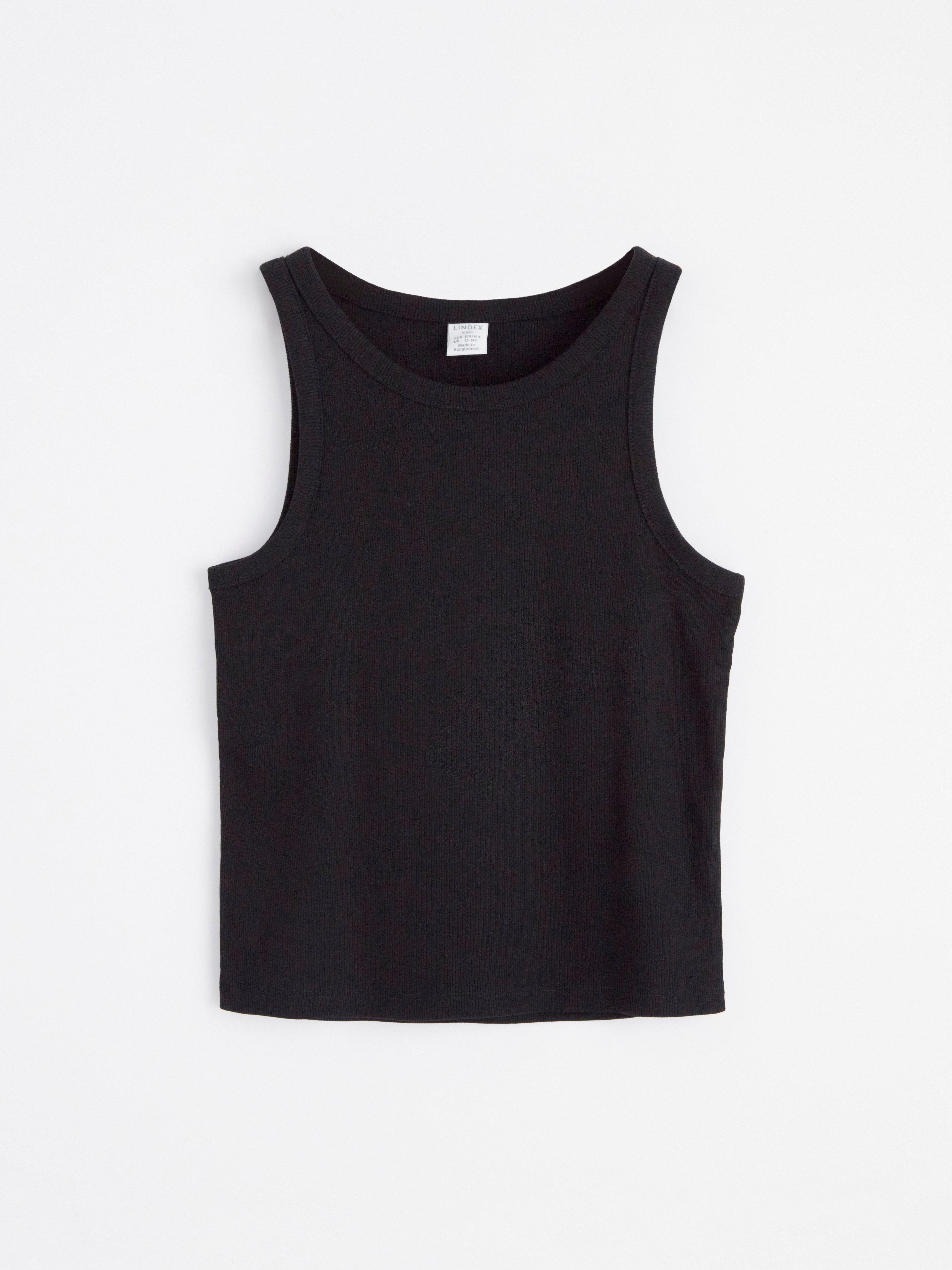 Ribbed tank top Lindex