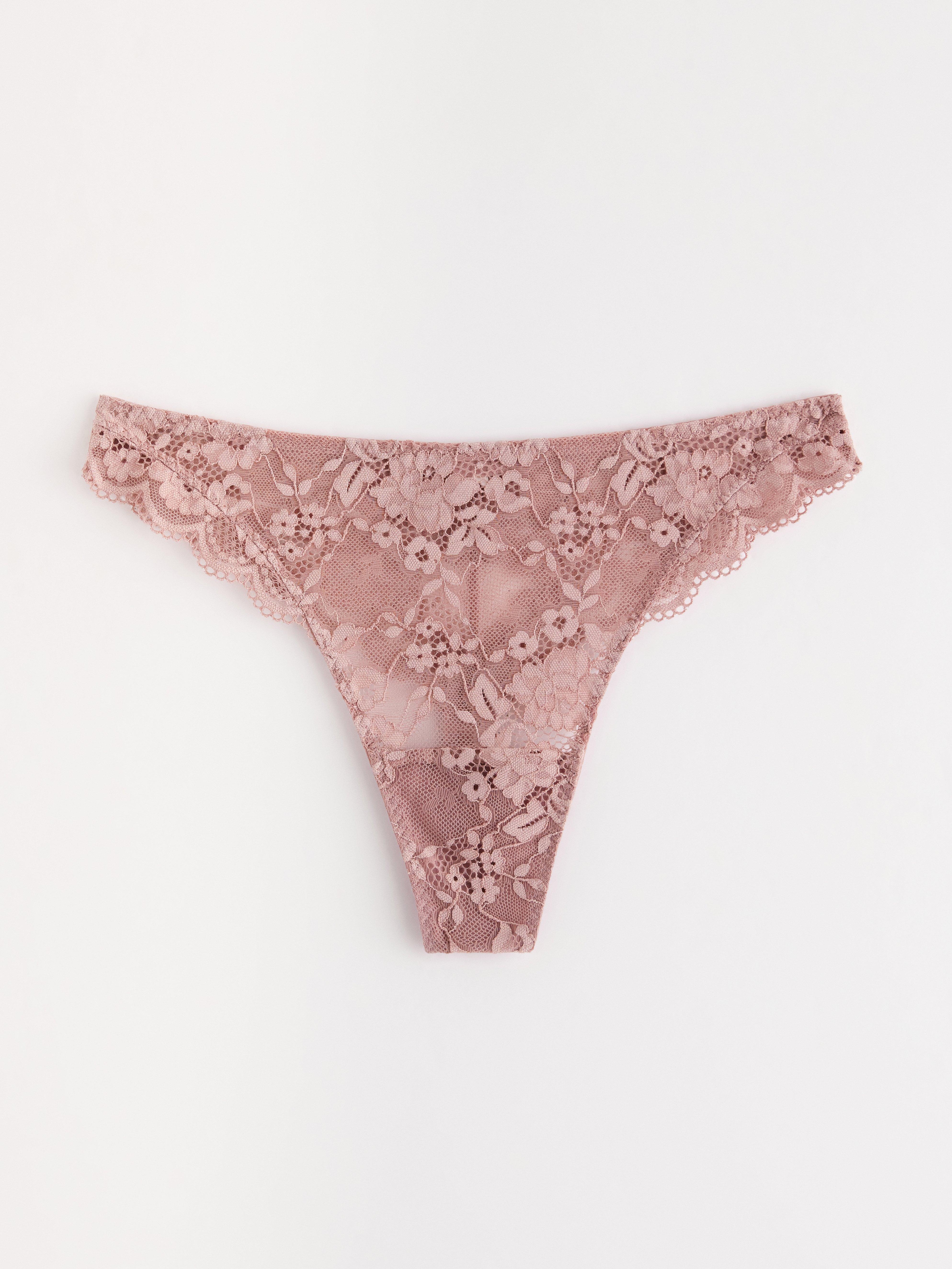 Thong with regular waist Lindex