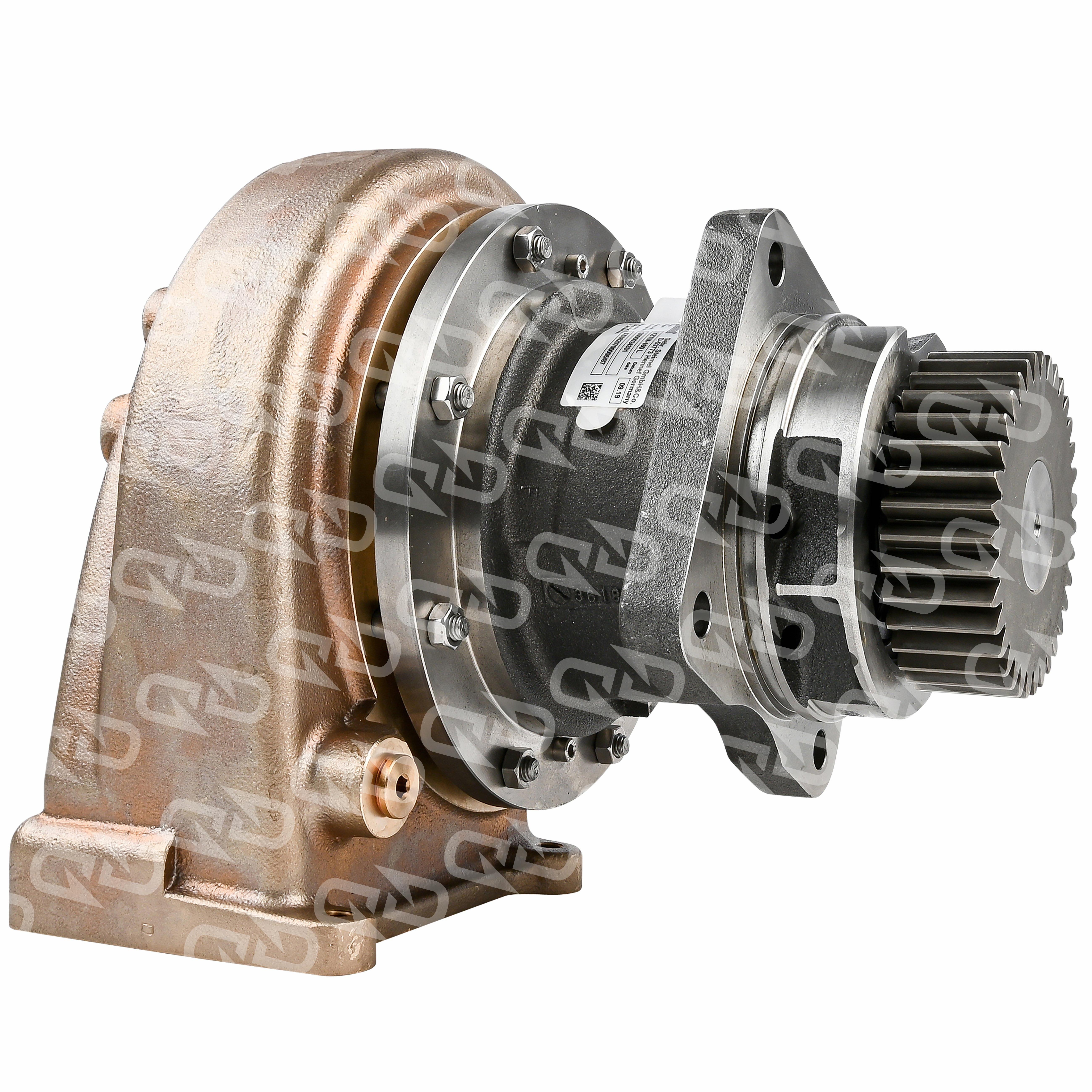 MTU/Detroit Reman Marine Raw Water Pump EX53620700005/87 Diesel Dash