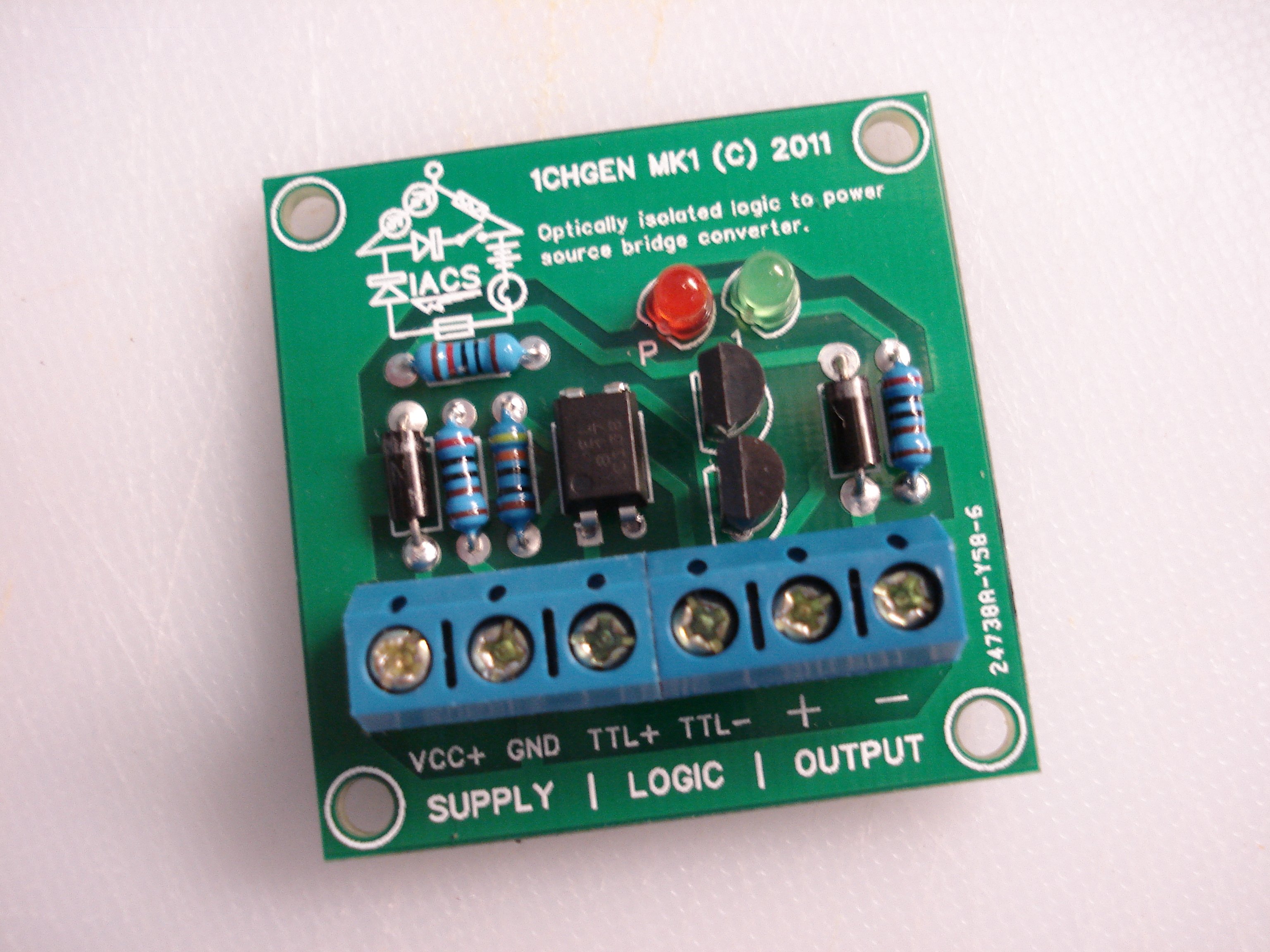 IACS 1 Channel Generic Logic StepUp Converter Relay Driver Board 2A