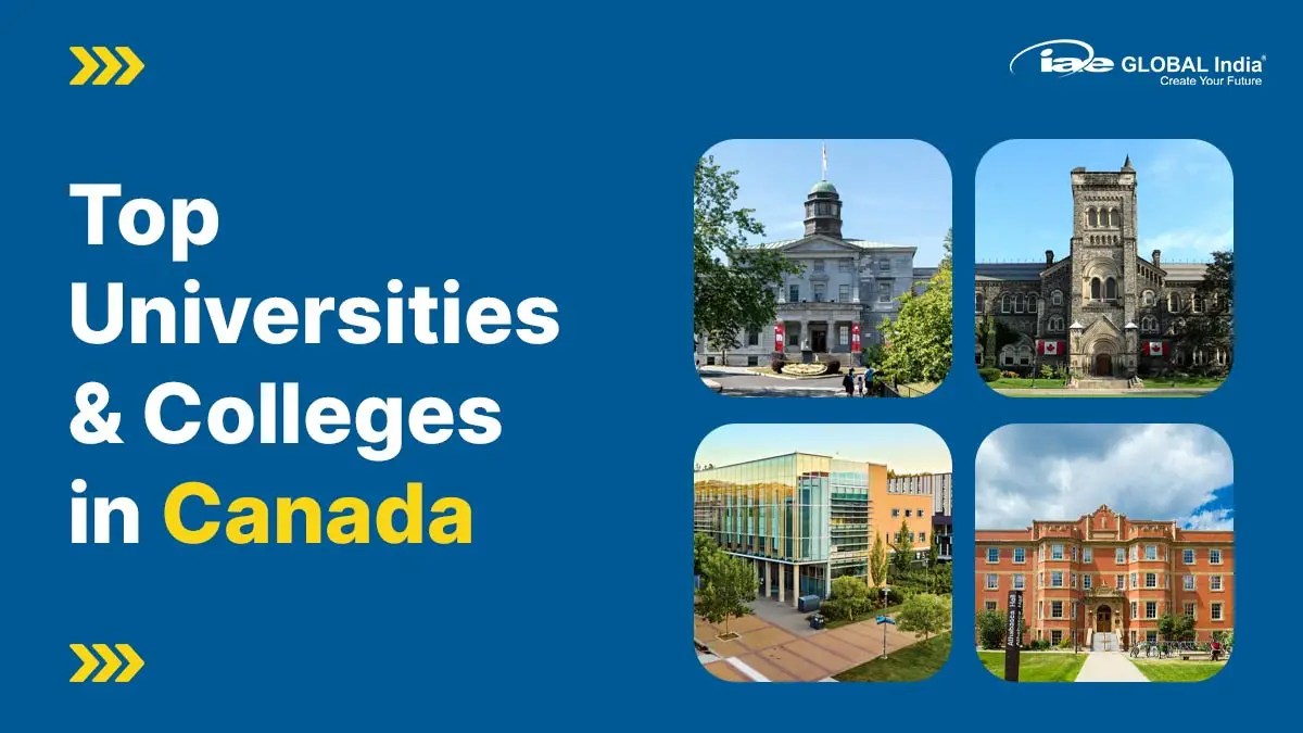 Top Universities & Colleges in Canada iae Global India