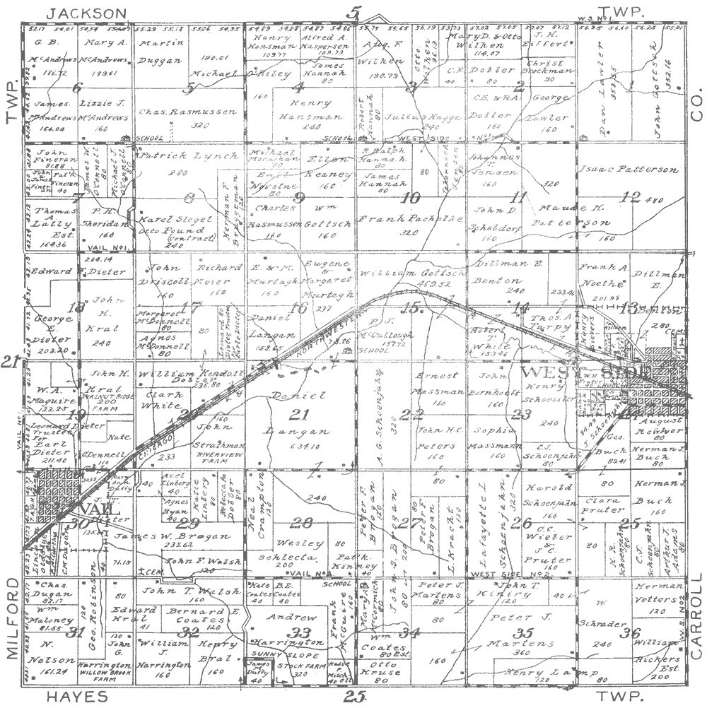 Crawford County Maps, 1920