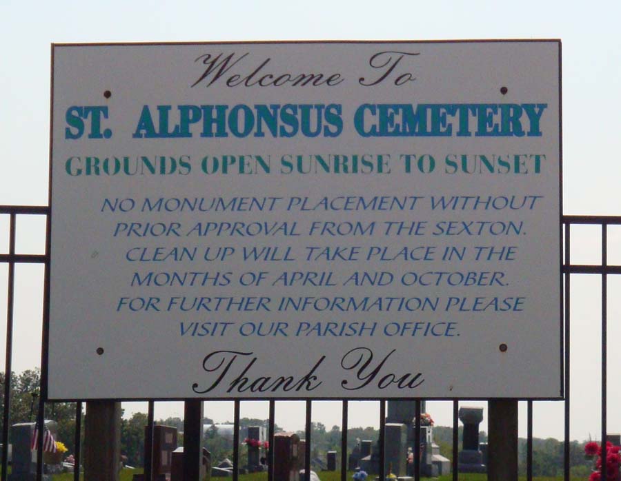 St Alphonsus Cem, Henry Co, IAGen