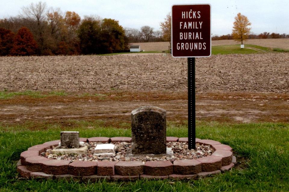 Hicks Family Burial Grounds, Henry Co IAGen