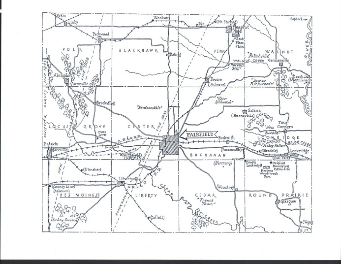 Maps of Jefferson County, IA