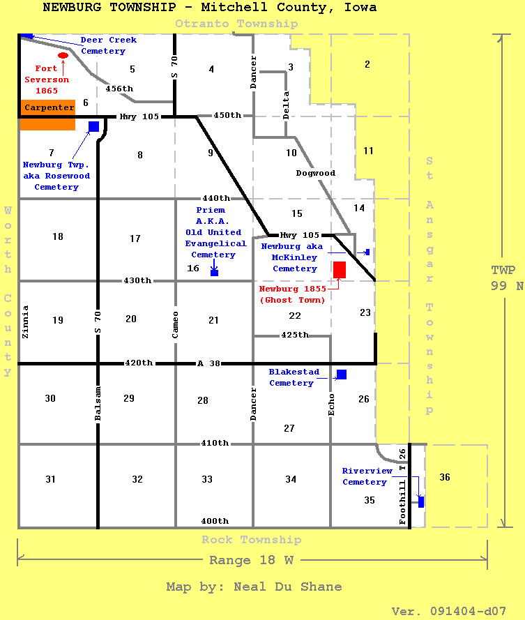 Newburg Township Map