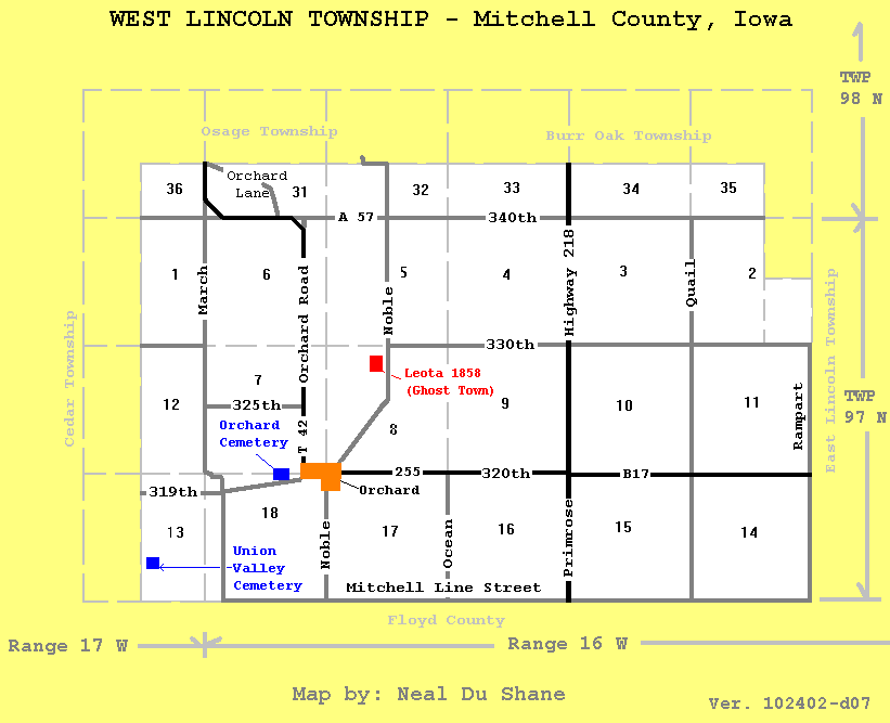 West Lincoln Township Map
