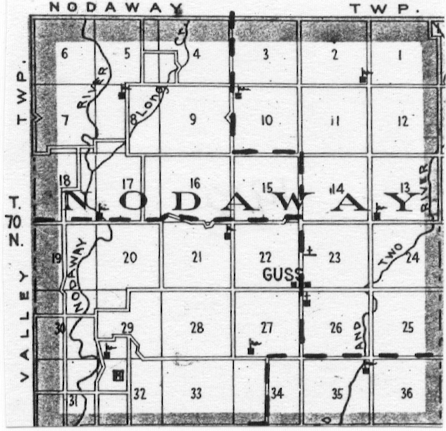 nodaway township, taylor county, iowa
