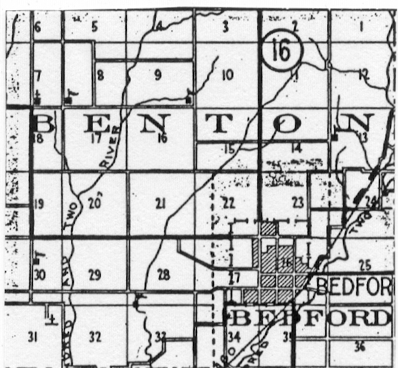 benton/bedford twps, taylor county, iowa