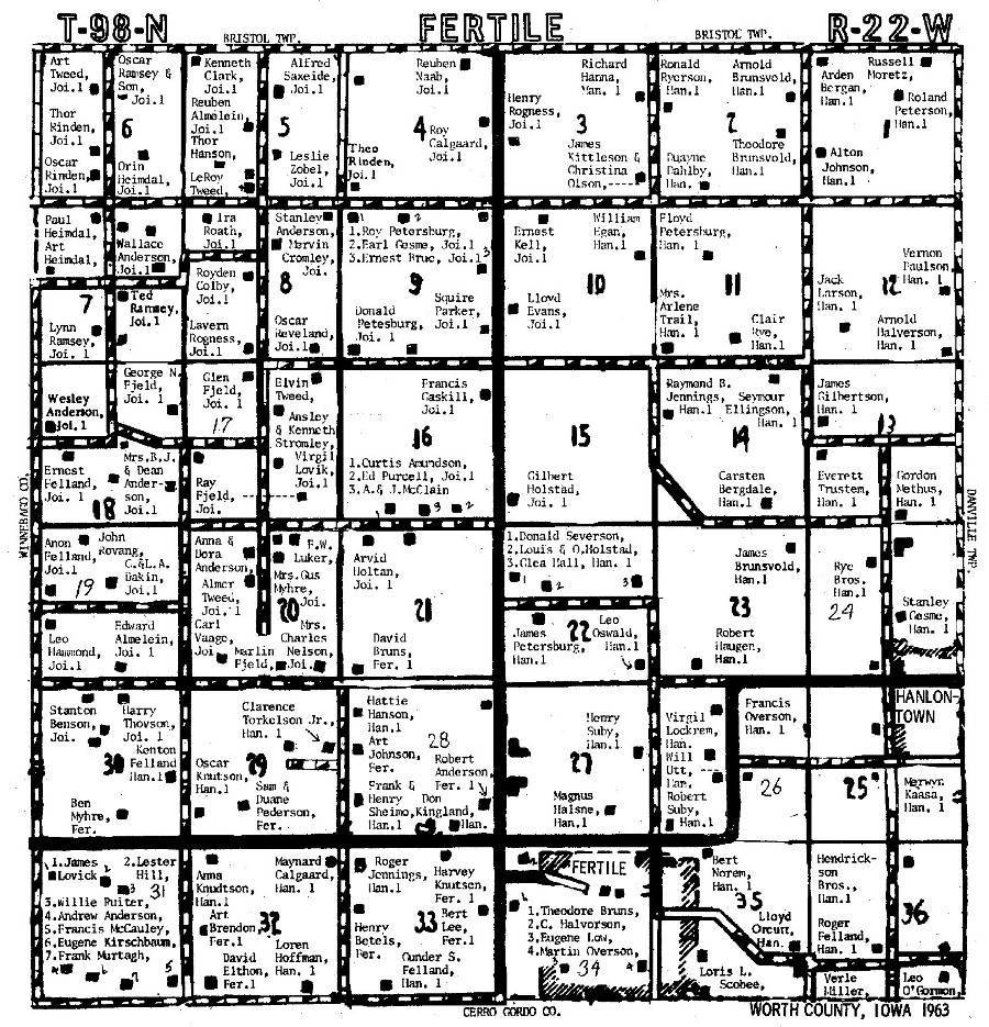 Worth County Maps