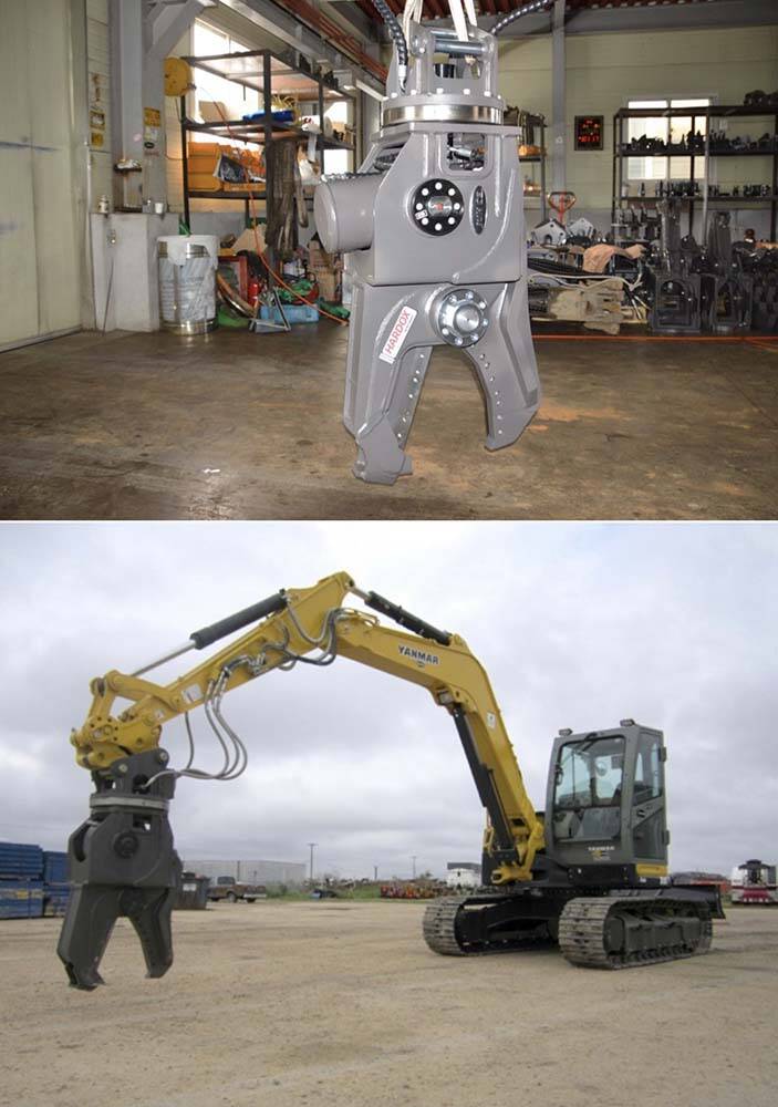 Hydraulic Shear Mini Excavator Shear Attachments